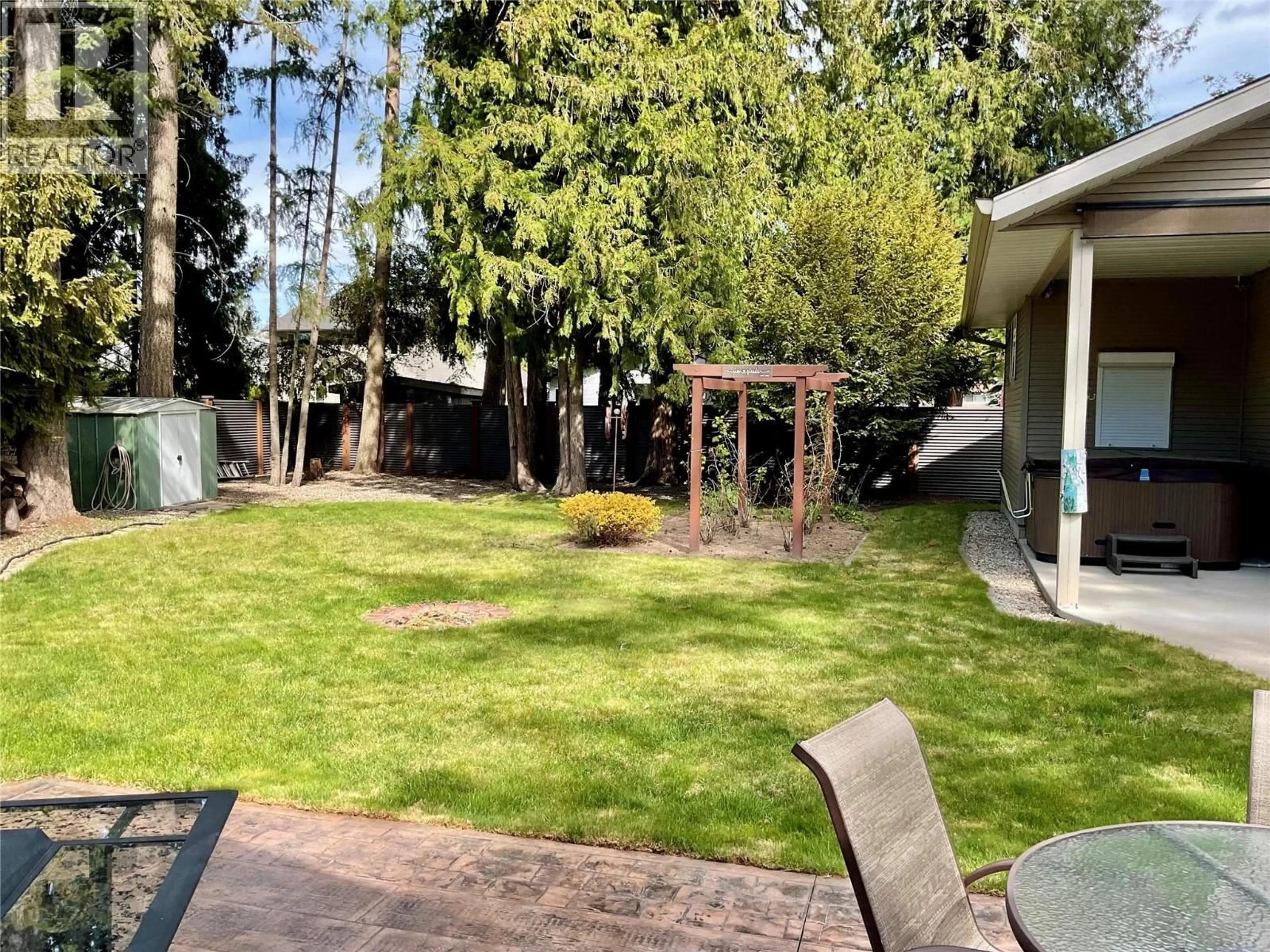 A pic from outside/outdoor area/front of a property/back of a property/a pic from drone, forest/trees view for 705 SHUSWAP AVENUE, Sicamous British Columbia V0E2V0