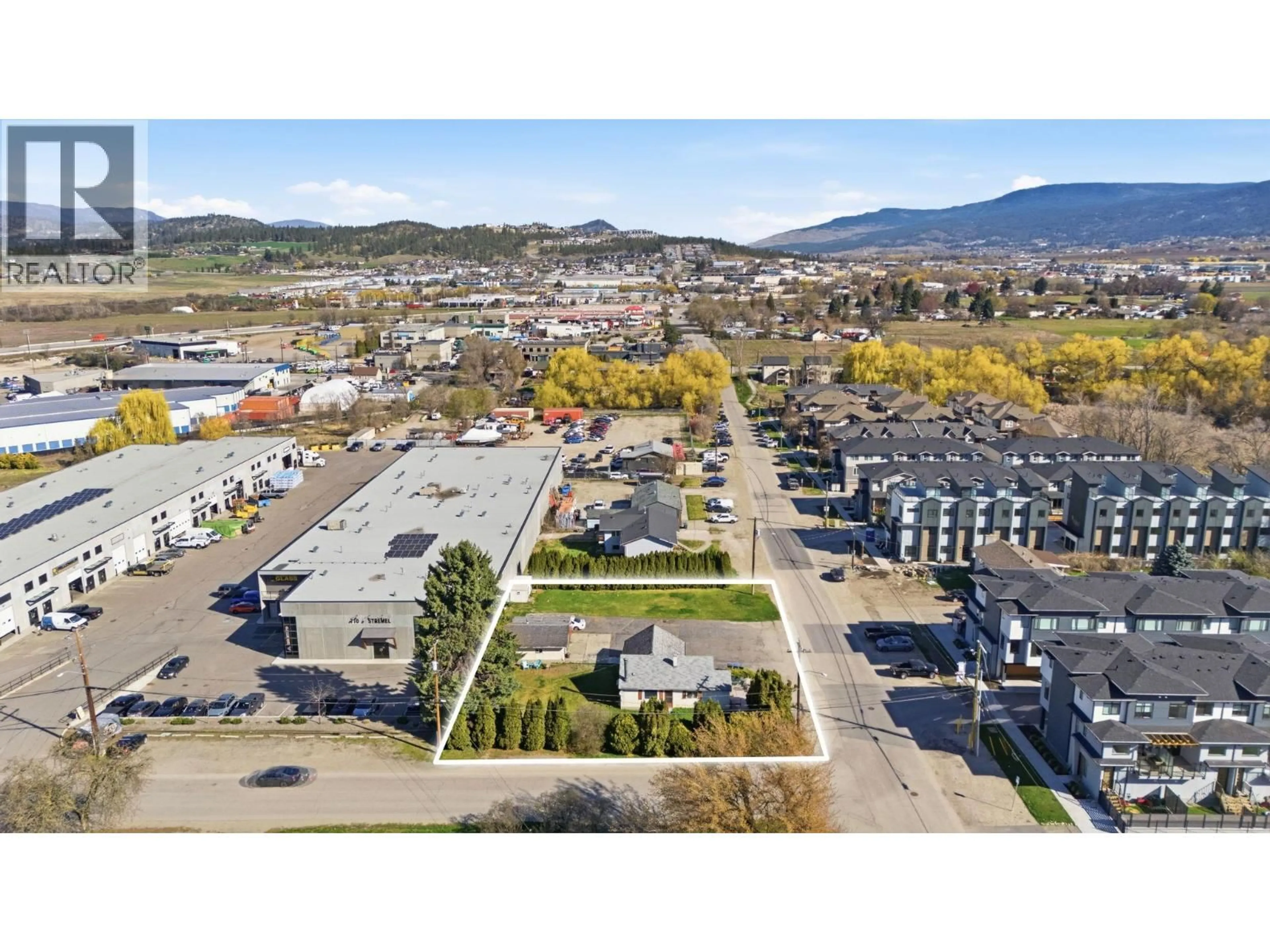A pic from outside/outdoor area/front of a property/back of a property/a pic from drone, mountain view for 1244 FINDLAY ROAD, Kelowna British Columbia V1X5B2