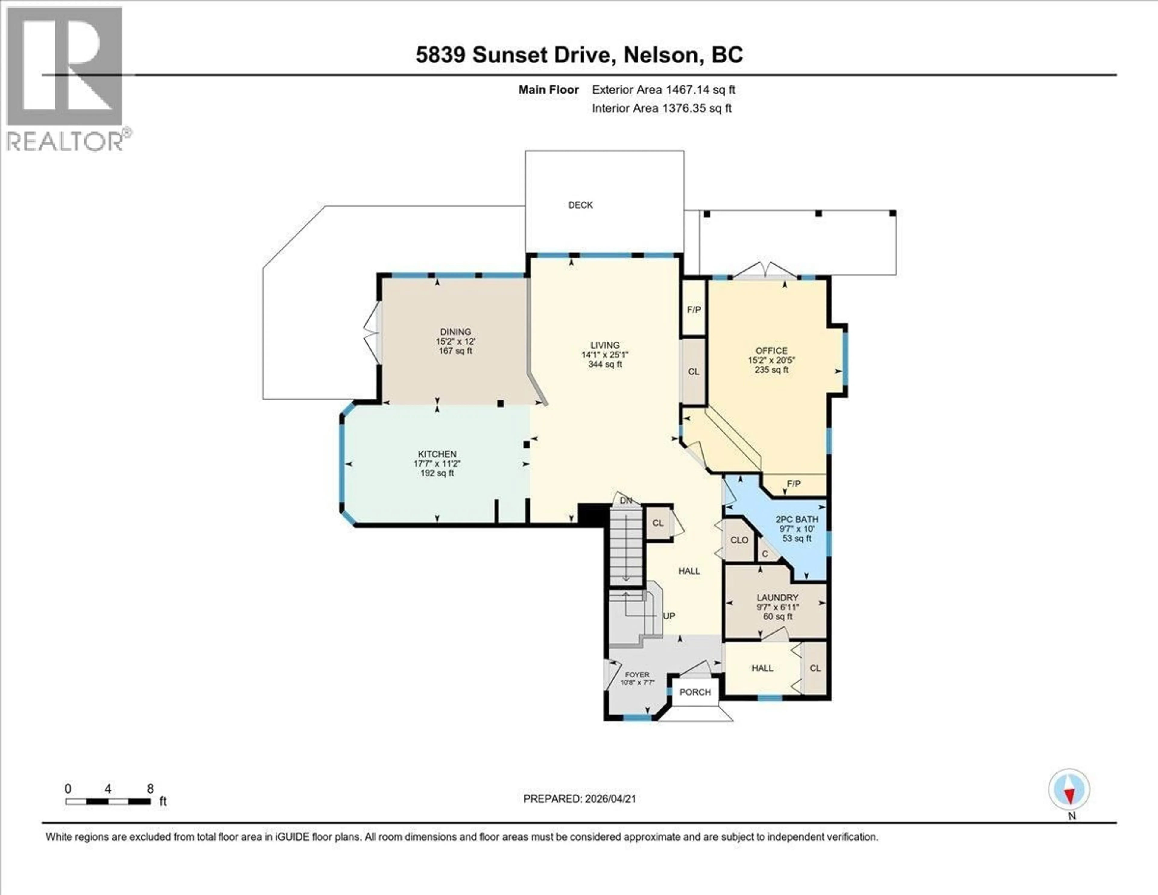 Floor plan for 5839 SUNSET DRIVE, Nelson British Columbia V1L6X9