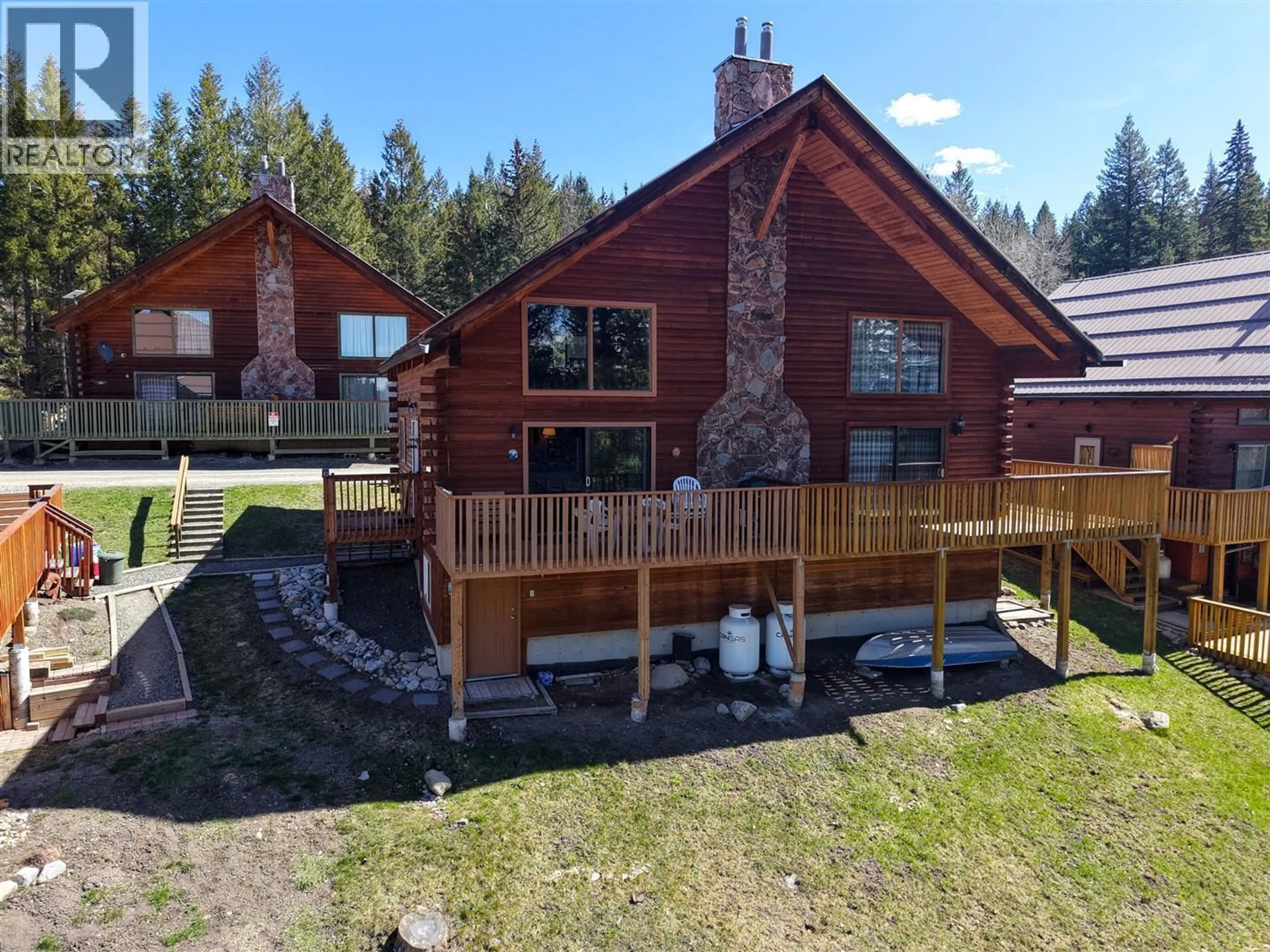 A pic from outside/outdoor area/front of a property/back of a property/a pic from drone, unknown for 6A - 7200 ROCHE LAKE ROAD, Kamloops British Columbia V2O2A0