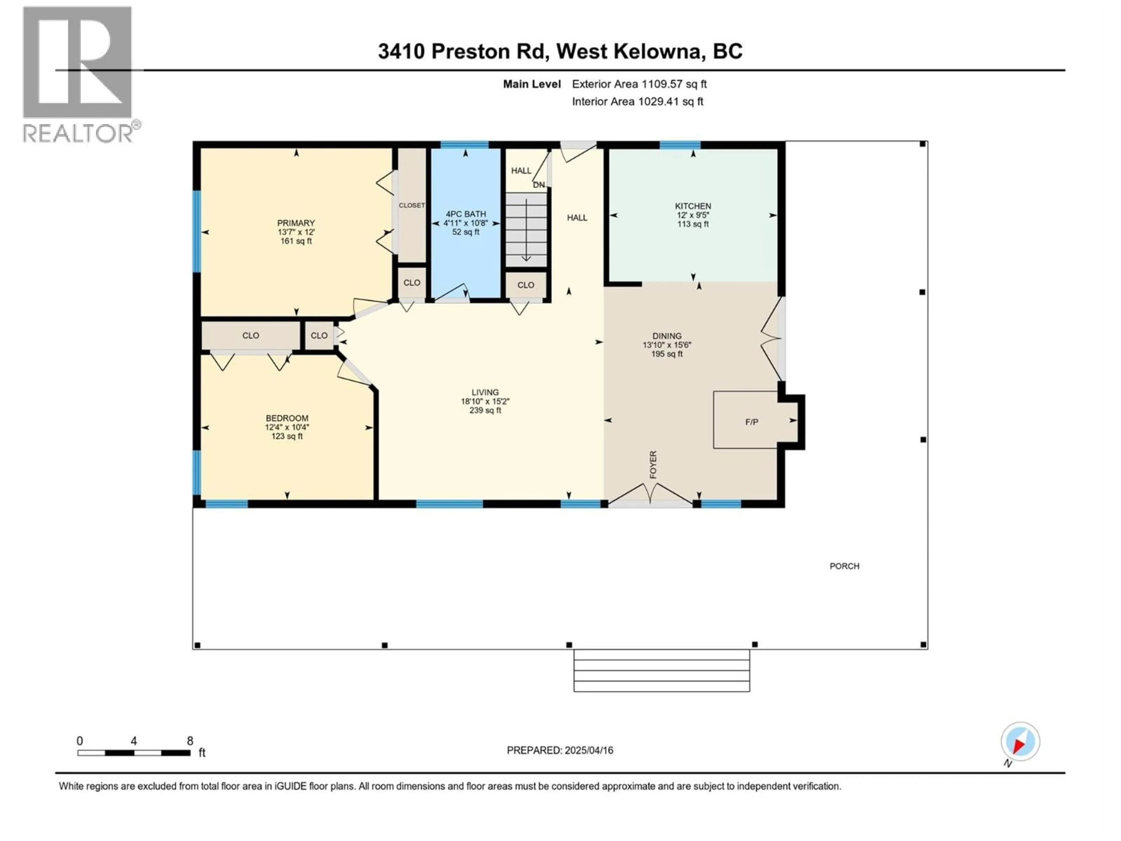 Floor plan for 3410 PRESTON ROAD, West Kelowna British Columbia V4T1V9
