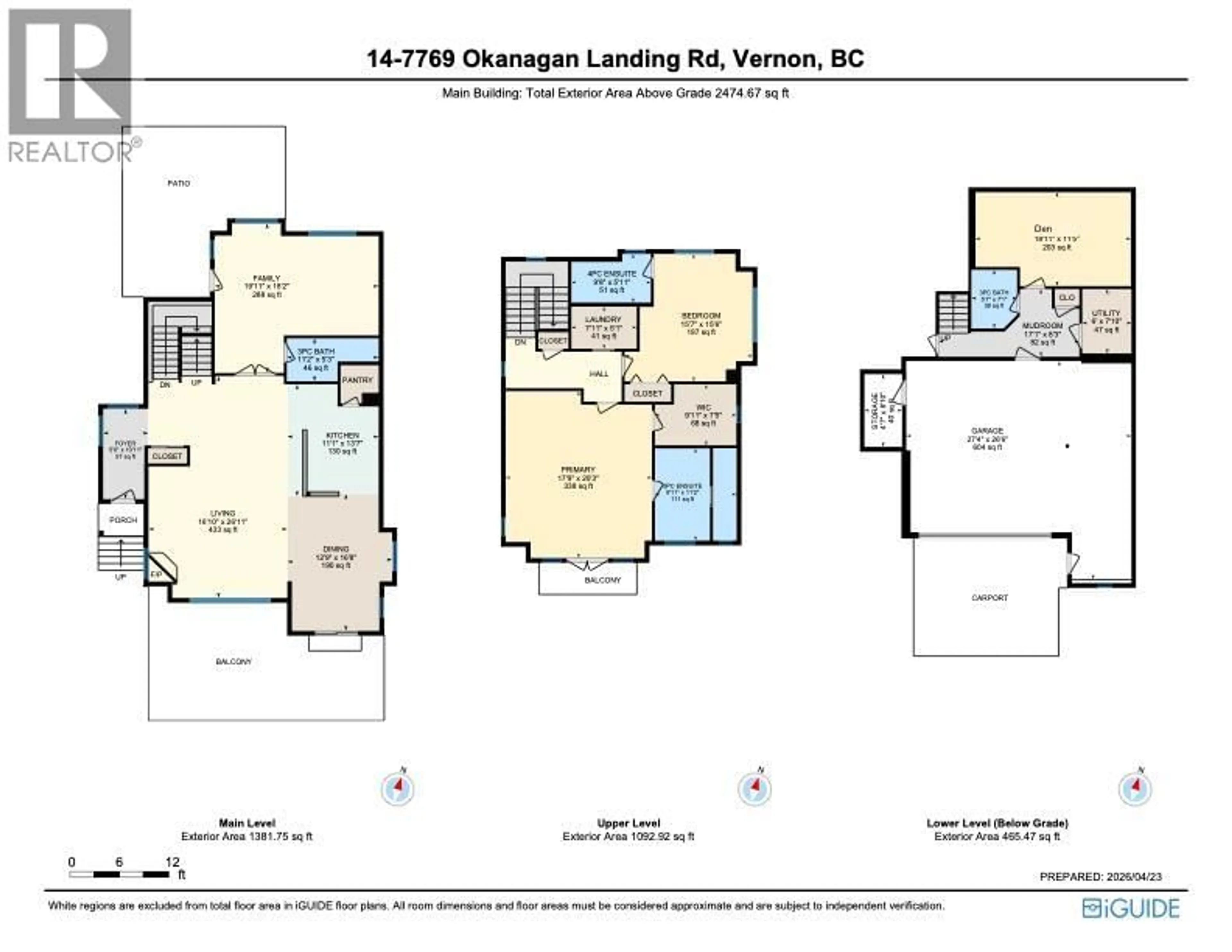 Floor plan for 14 - 7769 OKANAGAN LANDING ROAD, Vernon British Columbia V1T8C3