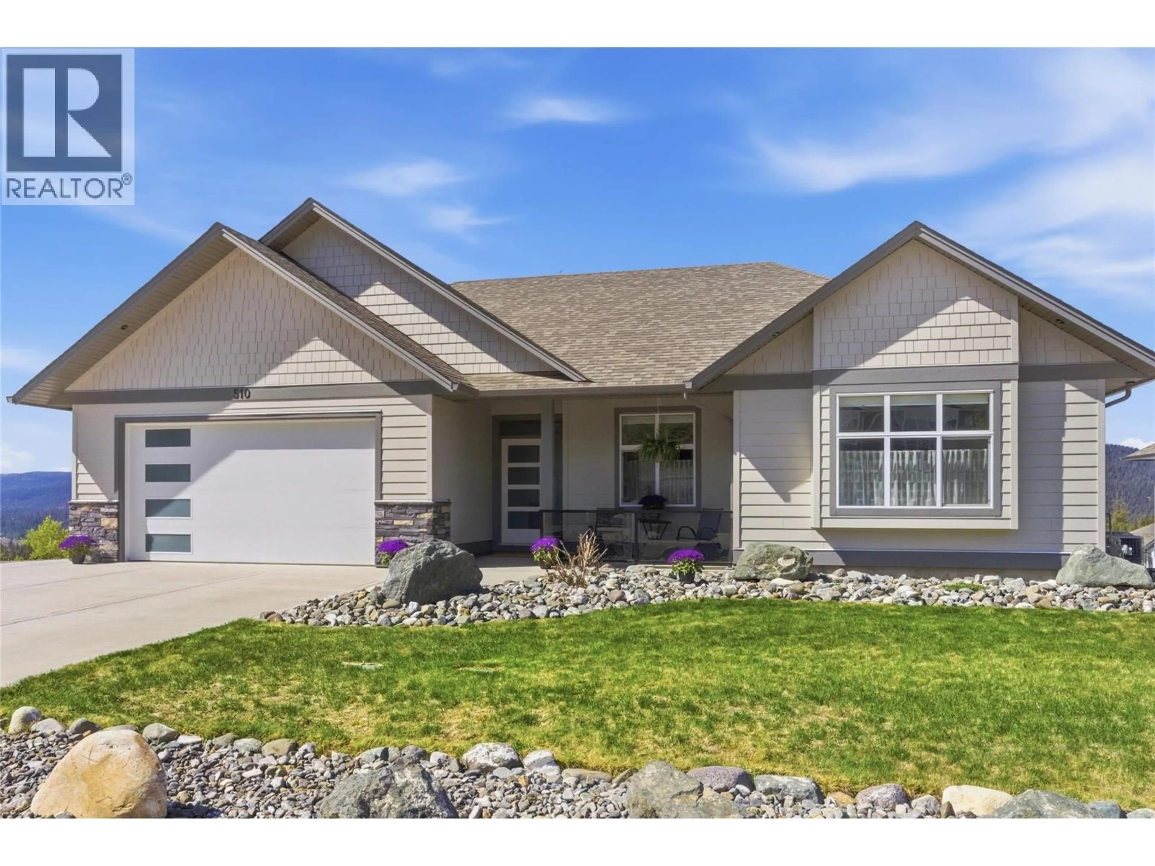 Home with vinyl exterior material, street for 510 POPLAR DRIVE, Logan Lake British Columbia V0K1W0