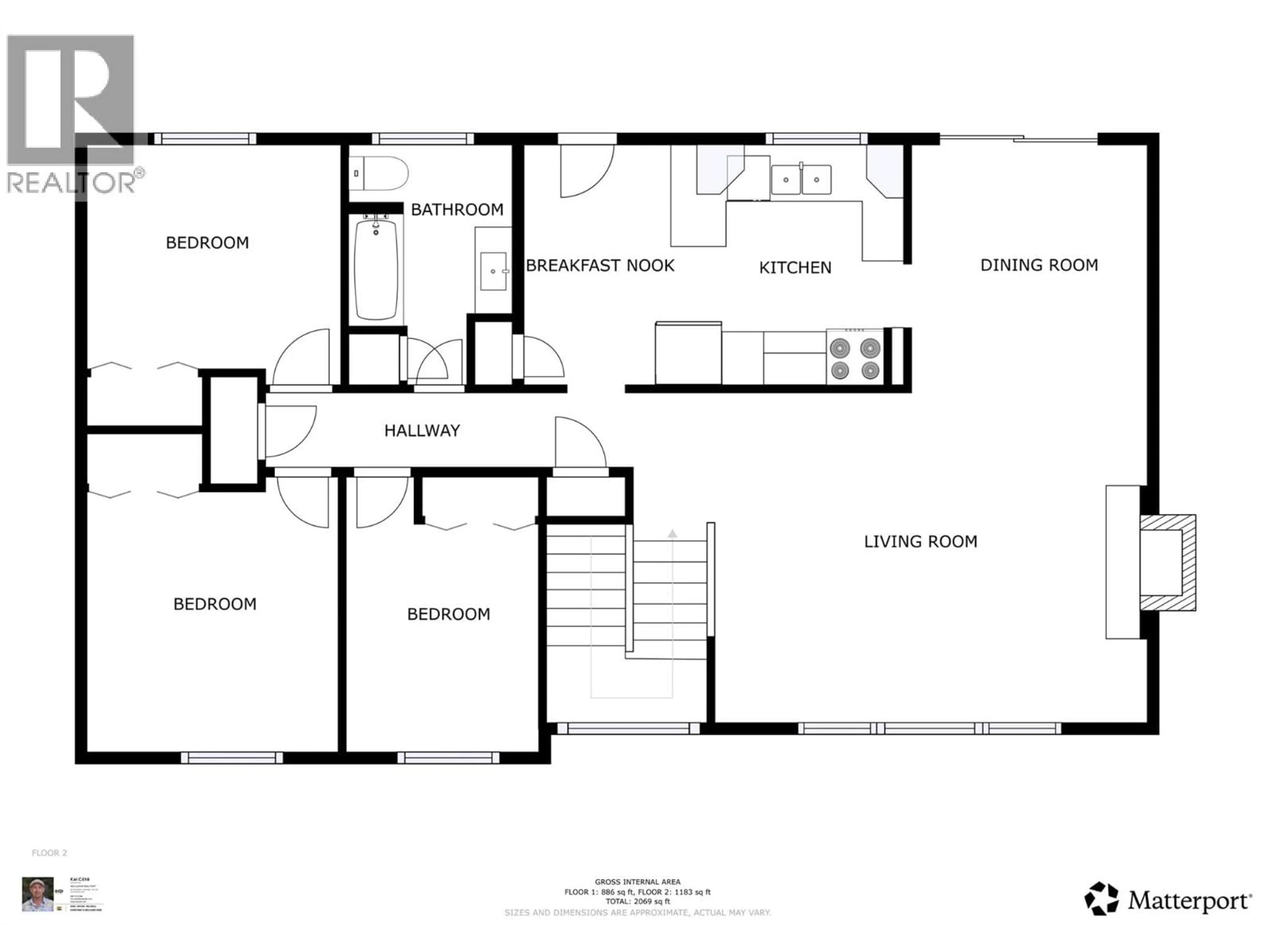 Floor plan for 729 LYNNWOOD CRESCENT, Castlegar British Columbia V1N1E4