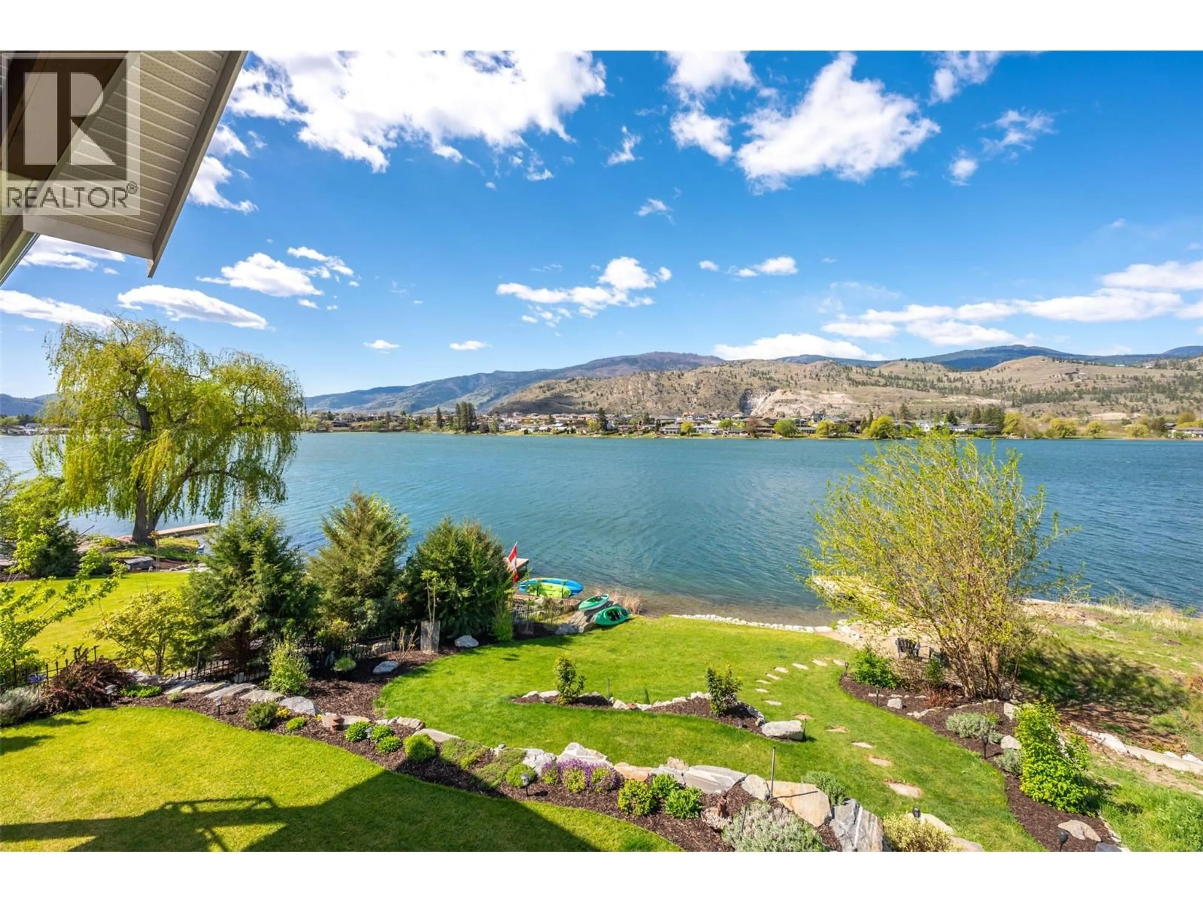 A pic from outside/outdoor area/front of a property/back of a property/a pic from drone, water/lake/river/ocean view for 7030 TUCELNUIT DRIVE, Oliver British Columbia V0H1T0
