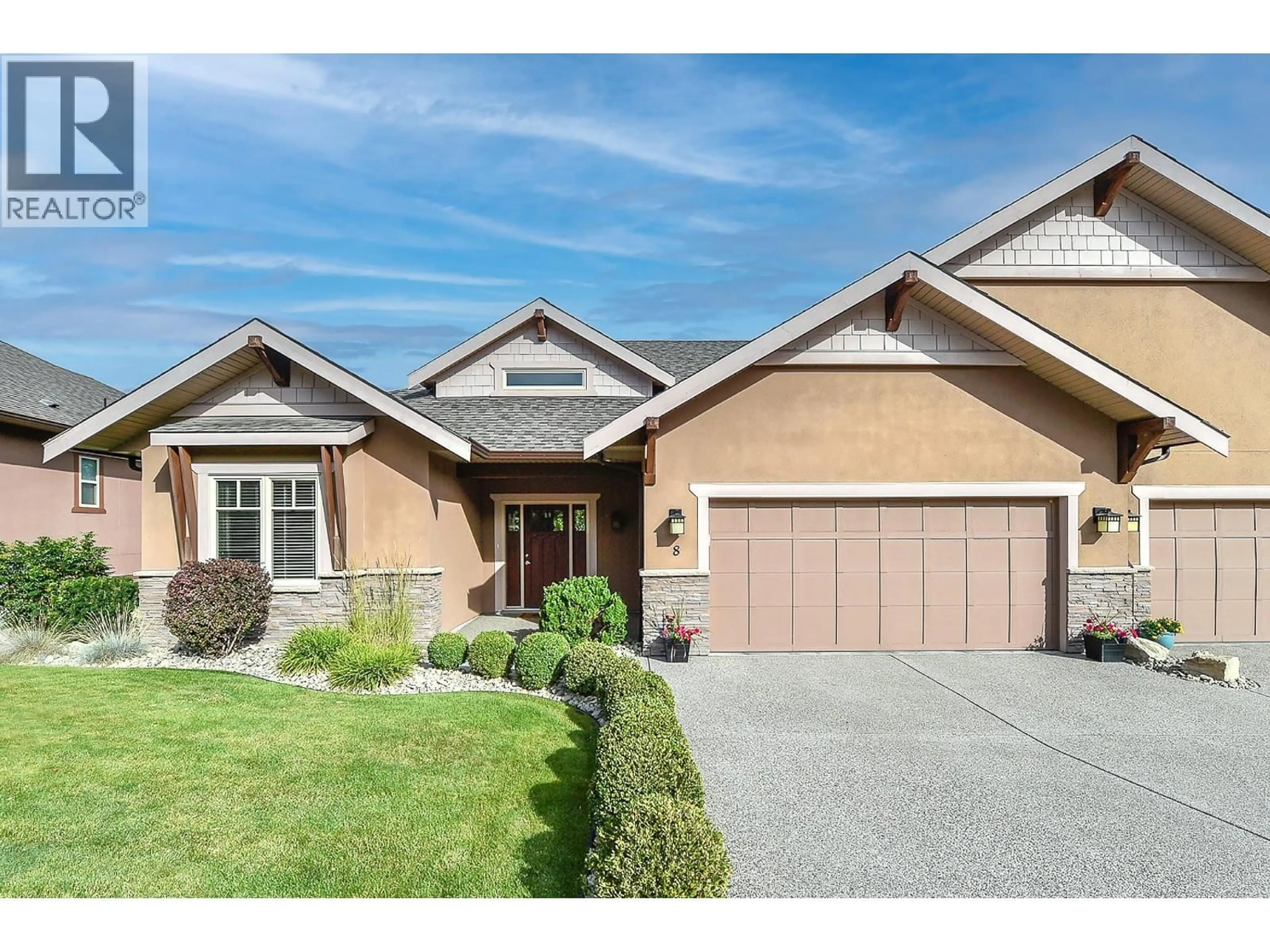 Home with brick exterior material, street for 8 - 2450 SELKIRK DRIVE, Kelowna British Columbia V1V2Z5