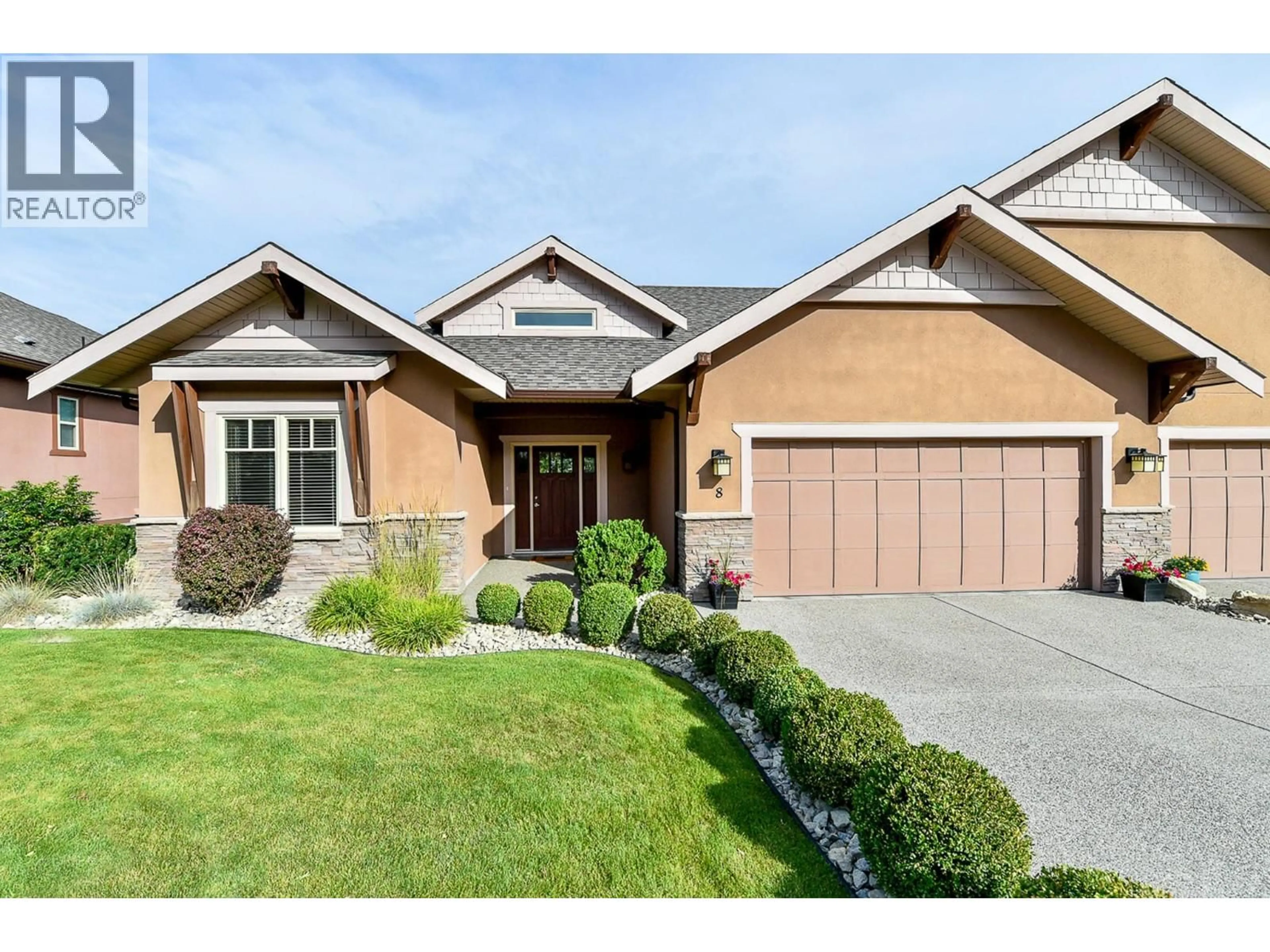 Home with brick exterior material, street for 8 - 2450 SELKIRK DRIVE, Kelowna British Columbia V1V2Z5