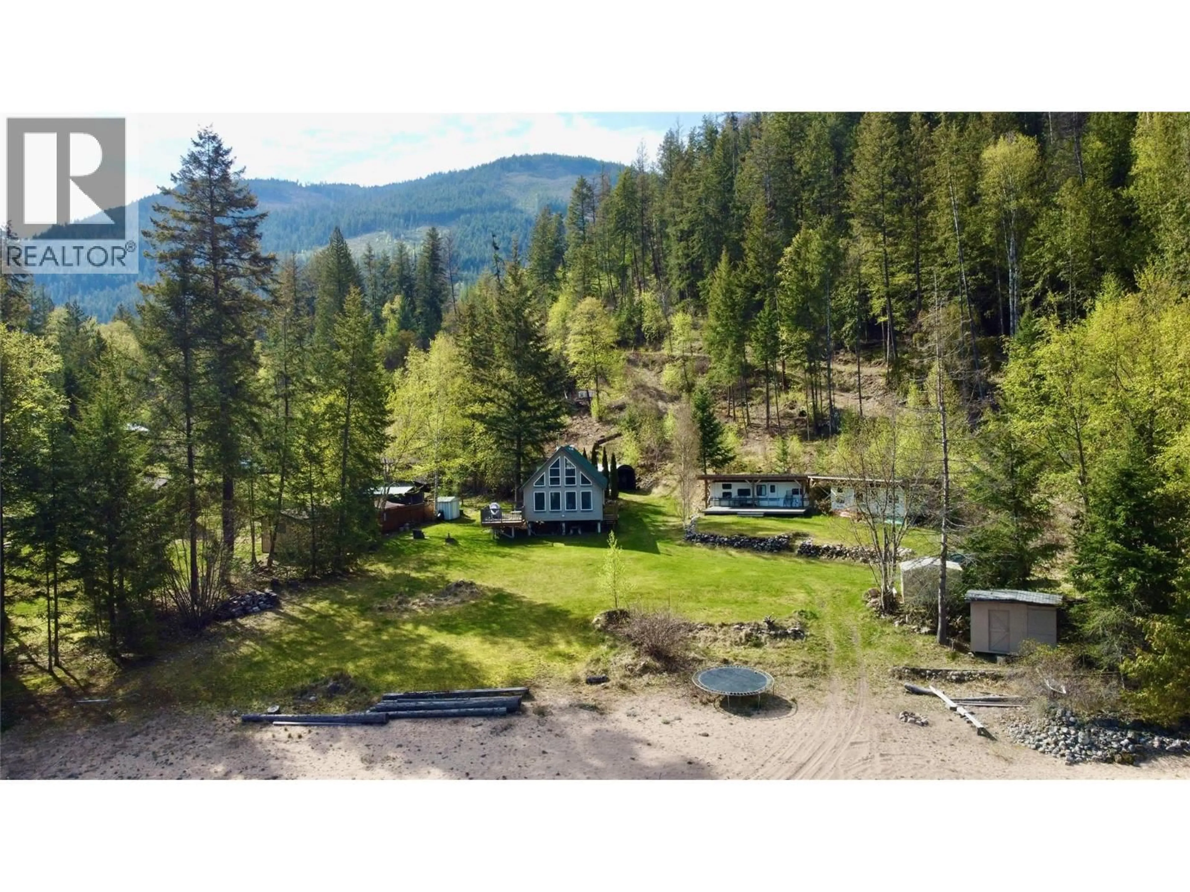 A pic from outside/outdoor area/front of a property/back of a property/a pic from drone, forest/trees view for Lot 3 SHIELDS BEACH OTHER, Robson British Columbia V0V0V0