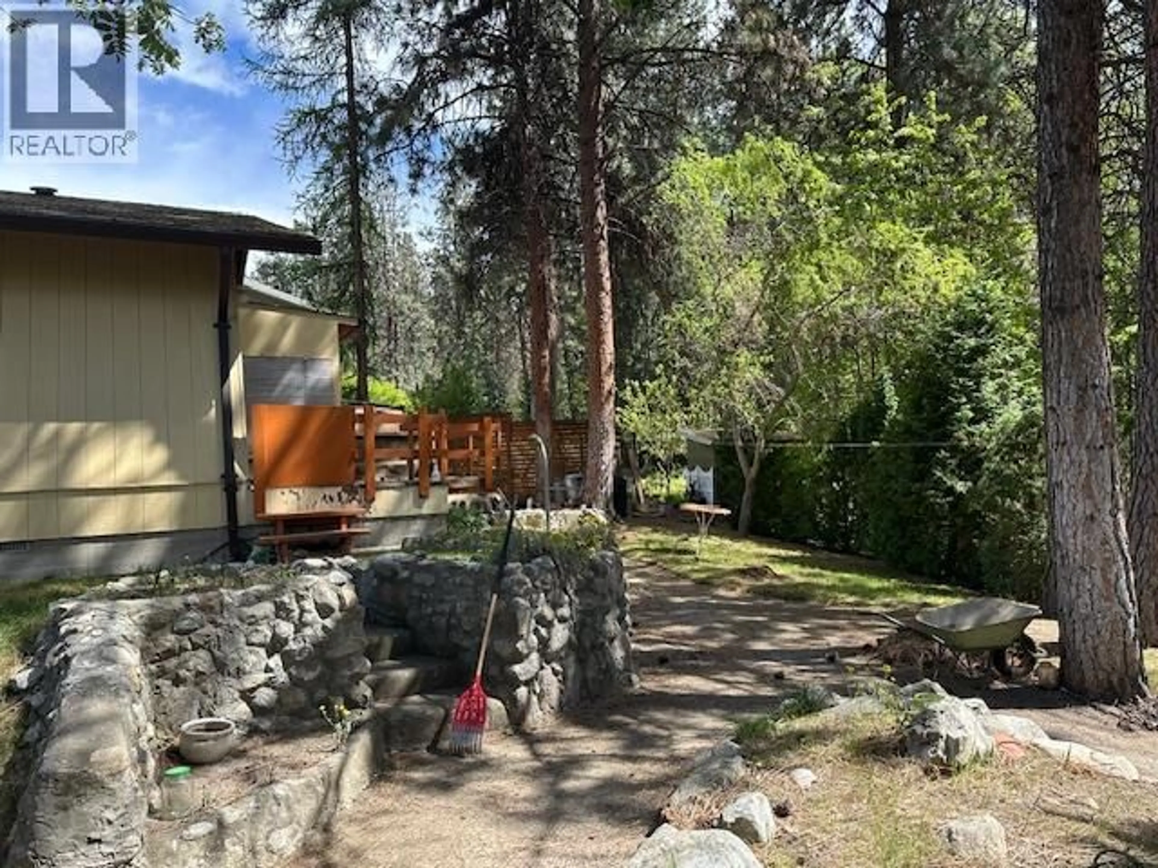 A pic from outside/outdoor area/front of a property/back of a property/a pic from drone, forest/trees view for 1260 UPPER DEBECK ROAD, Naramata British Columbia V0H1N0