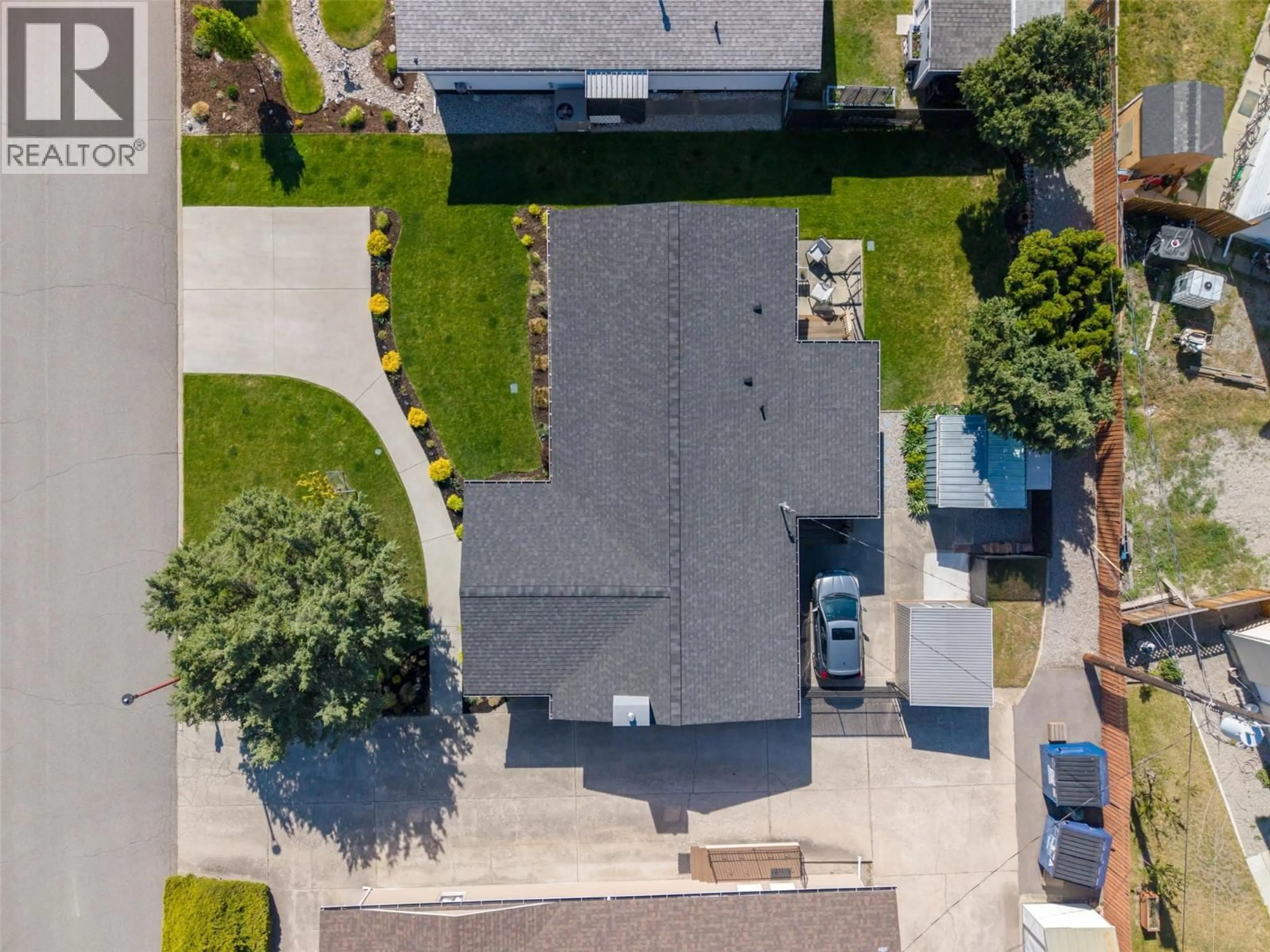 A pic from outside/outdoor area/front of a property/back of a property/a pic from drone, street for 21 - 2773 SOUTH MAIN STREET, Penticton British Columbia V2A5J5