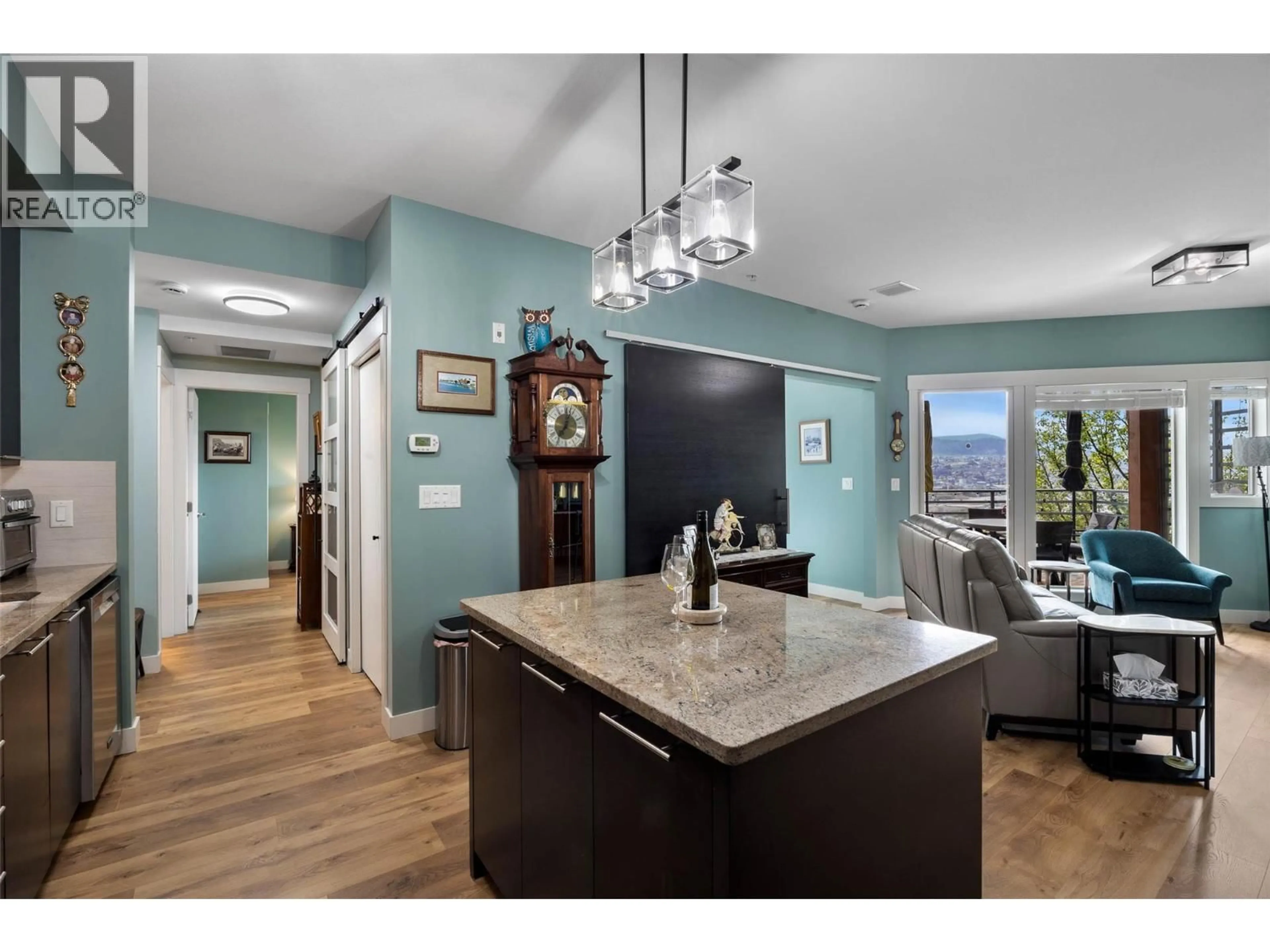 Open concept kitchen, unknown for 1301 - 1000 TALASA WAY, Kamloops British Columbia V2H0C2