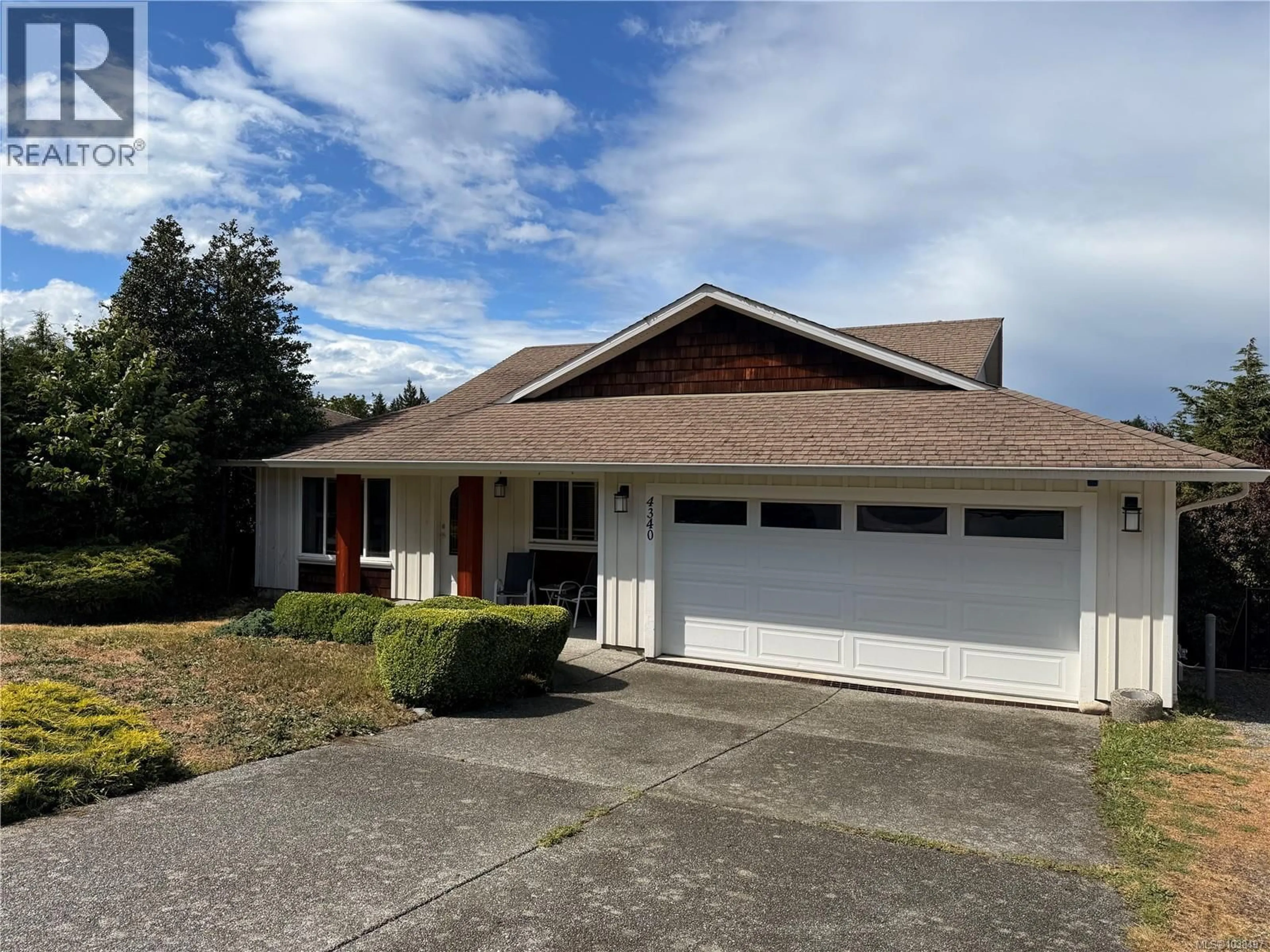 Home with vinyl exterior material, street for 4340 GULFVIEW DRIVE, Nanaimo British Columbia V9T6K4