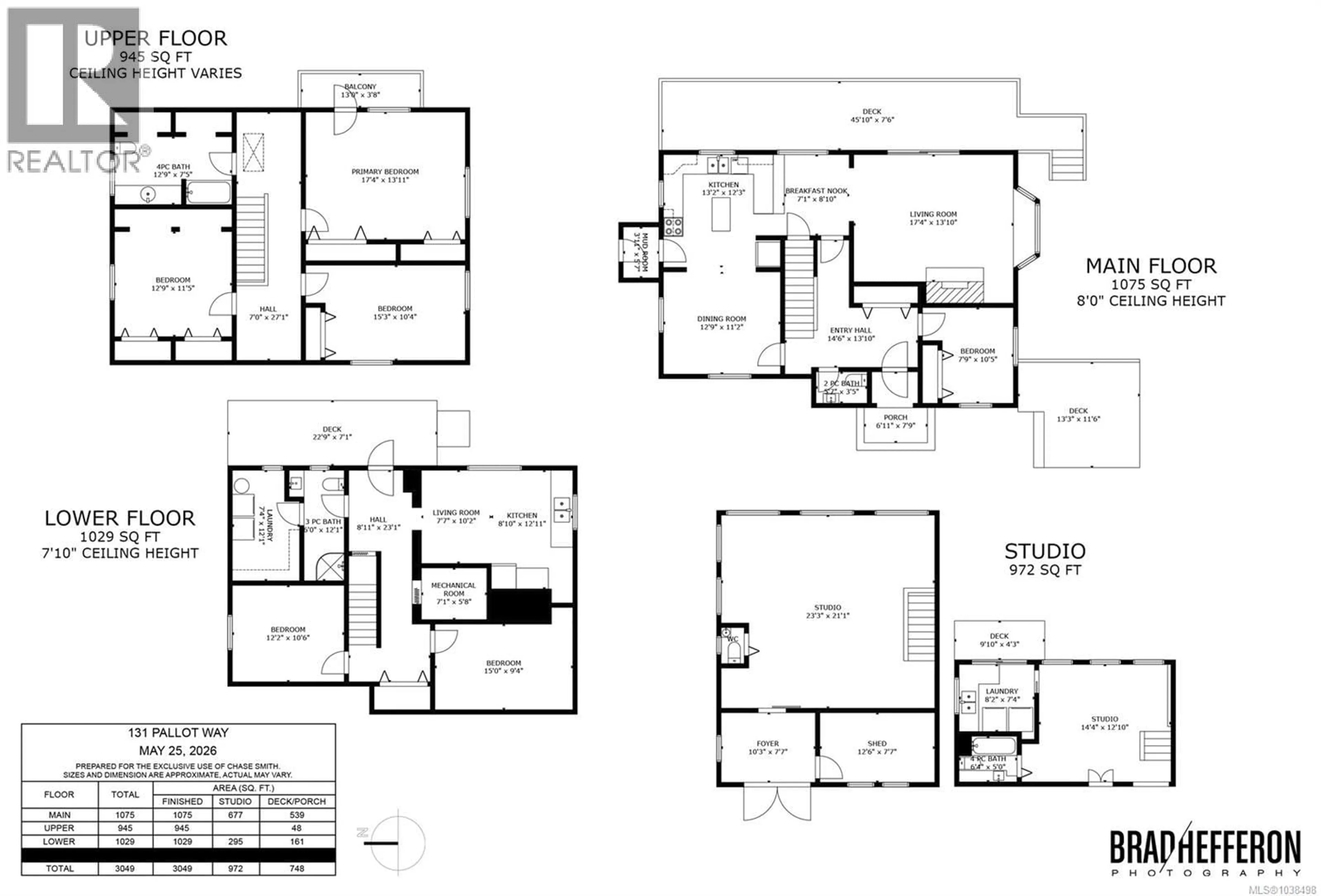 Floor plan for 131 PALLOT WAY, Salt Spring British Columbia V8K2M5