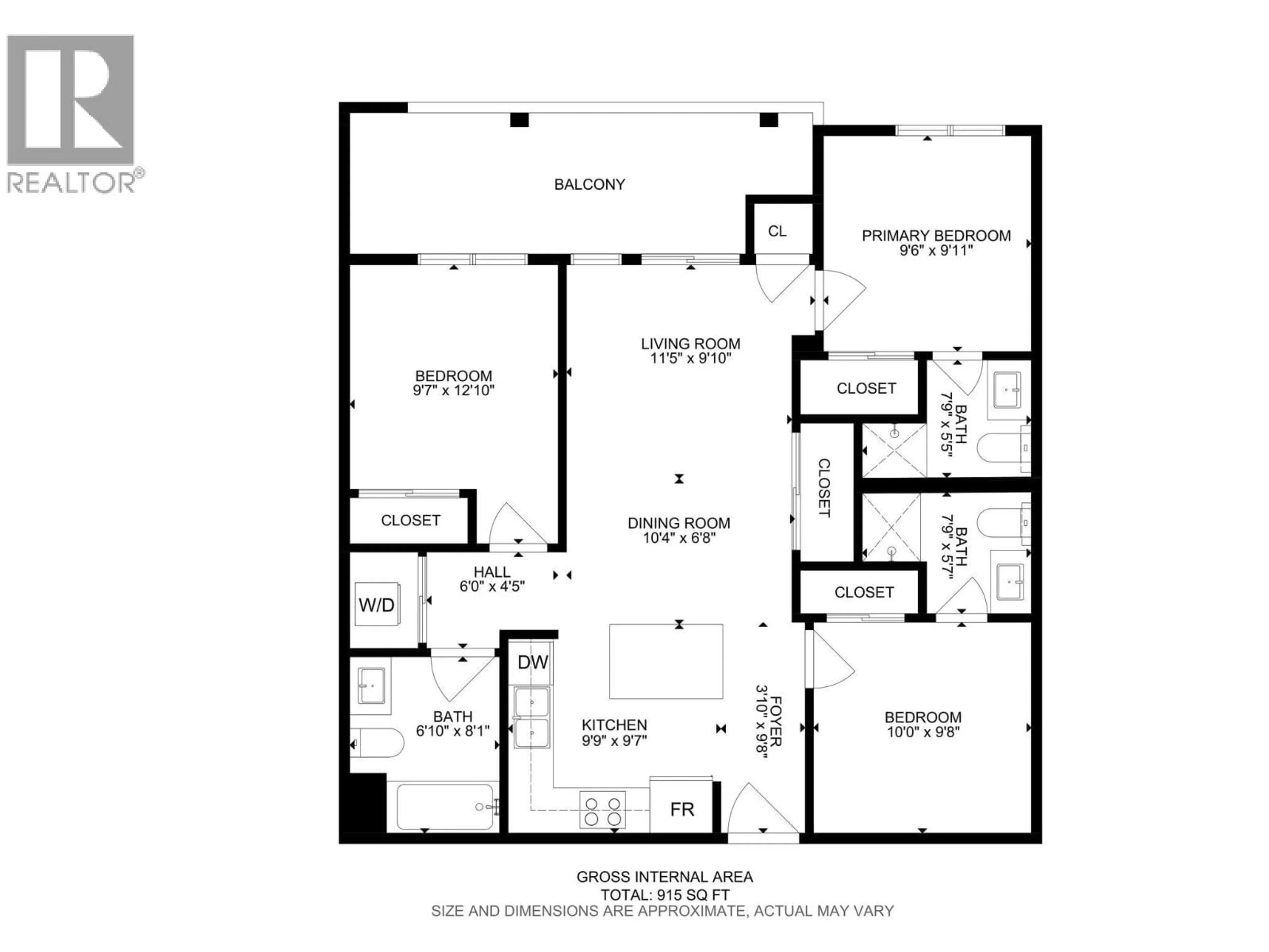 Floor plan for 211 - 725 ACADEMY WAY, Kelowna British Columbia V1V0B4