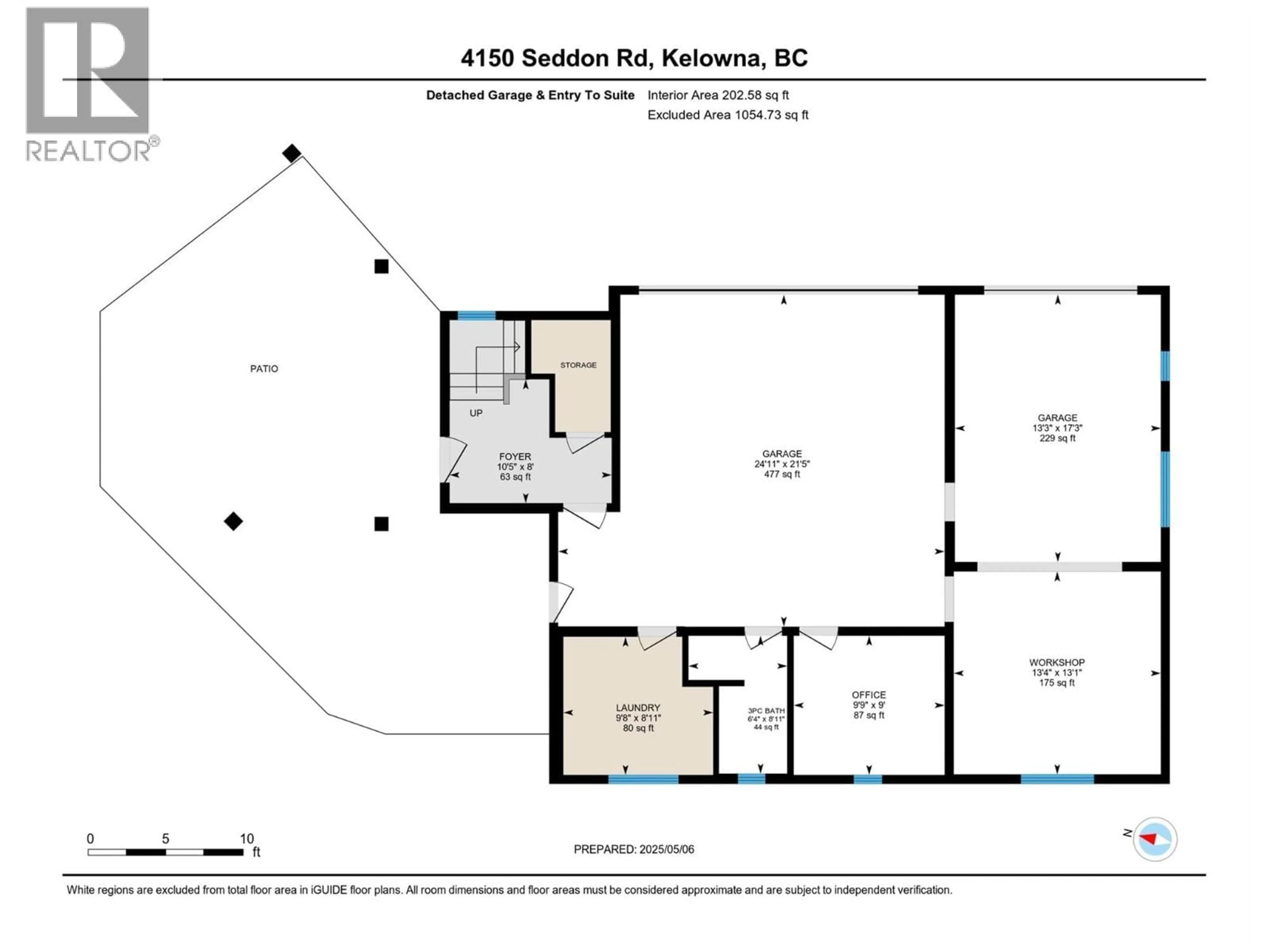Floor plan for 4150 SEDDON ROAD, Kelowna British Columbia V1W4C9