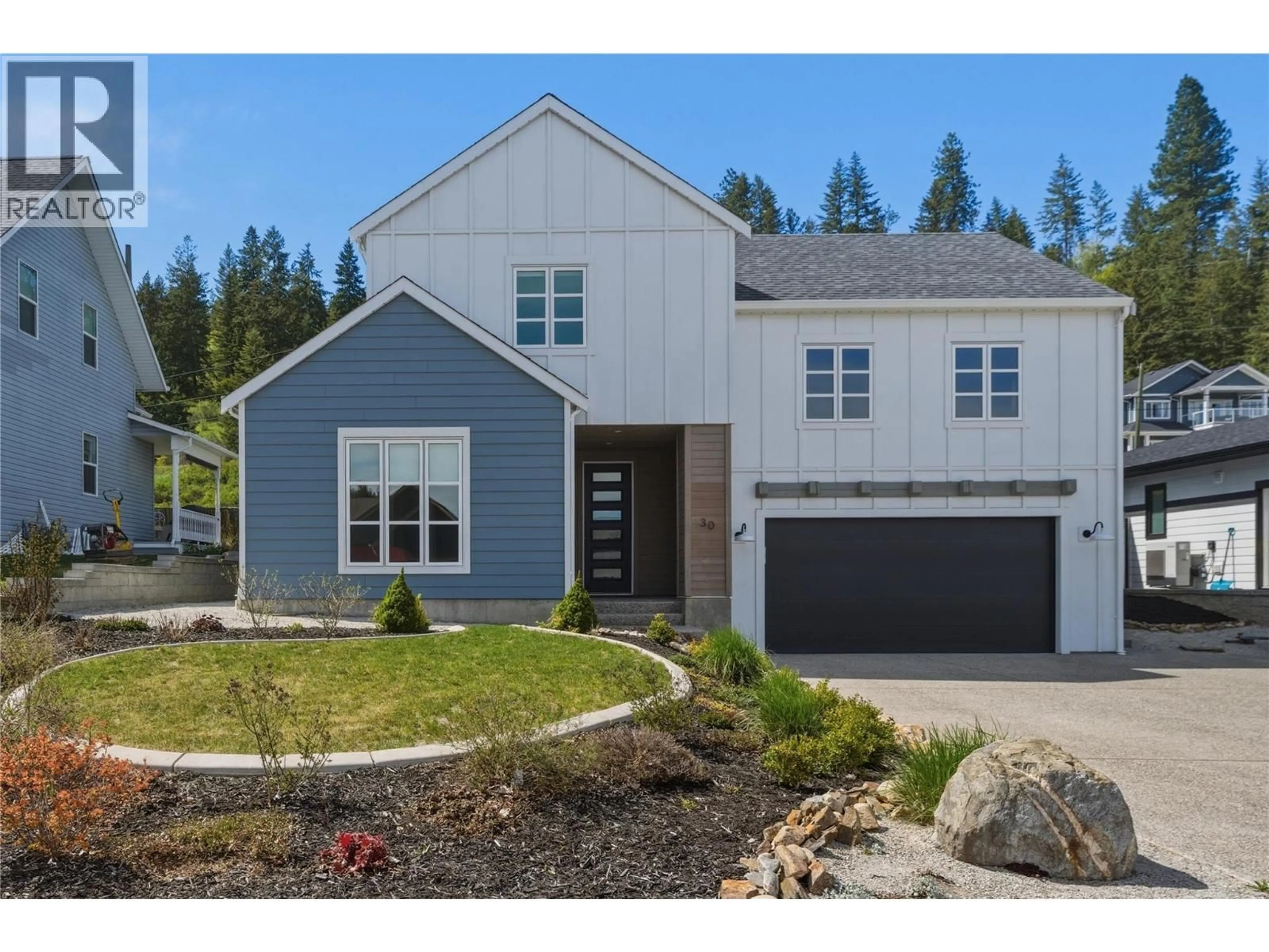 Home with vinyl exterior material, street for 30 PRESTON WEST DRIVE, Enderby British Columbia V4Y4C5