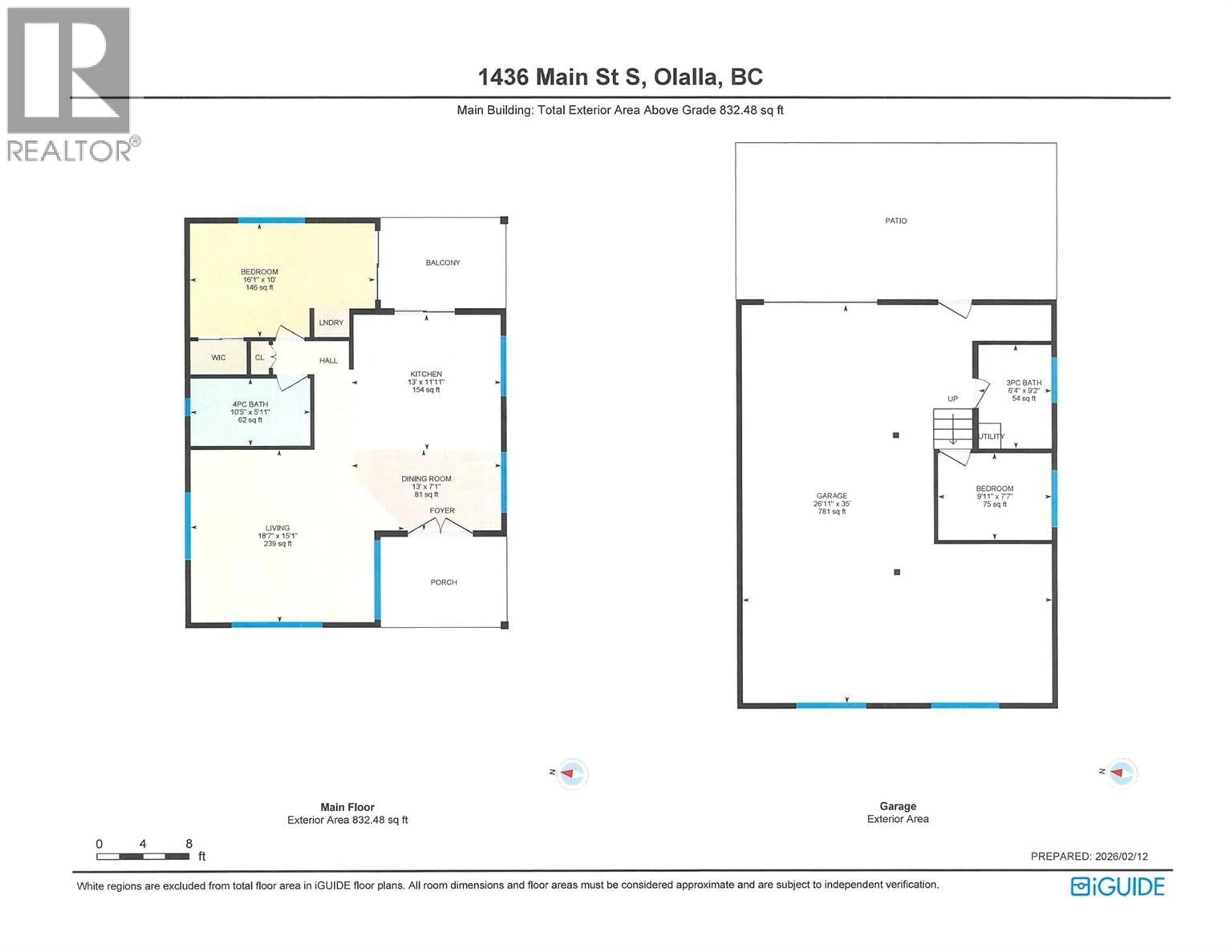 Floor plan for 1436 MAIN STREET, Keremeos British Columbia V0X1N6