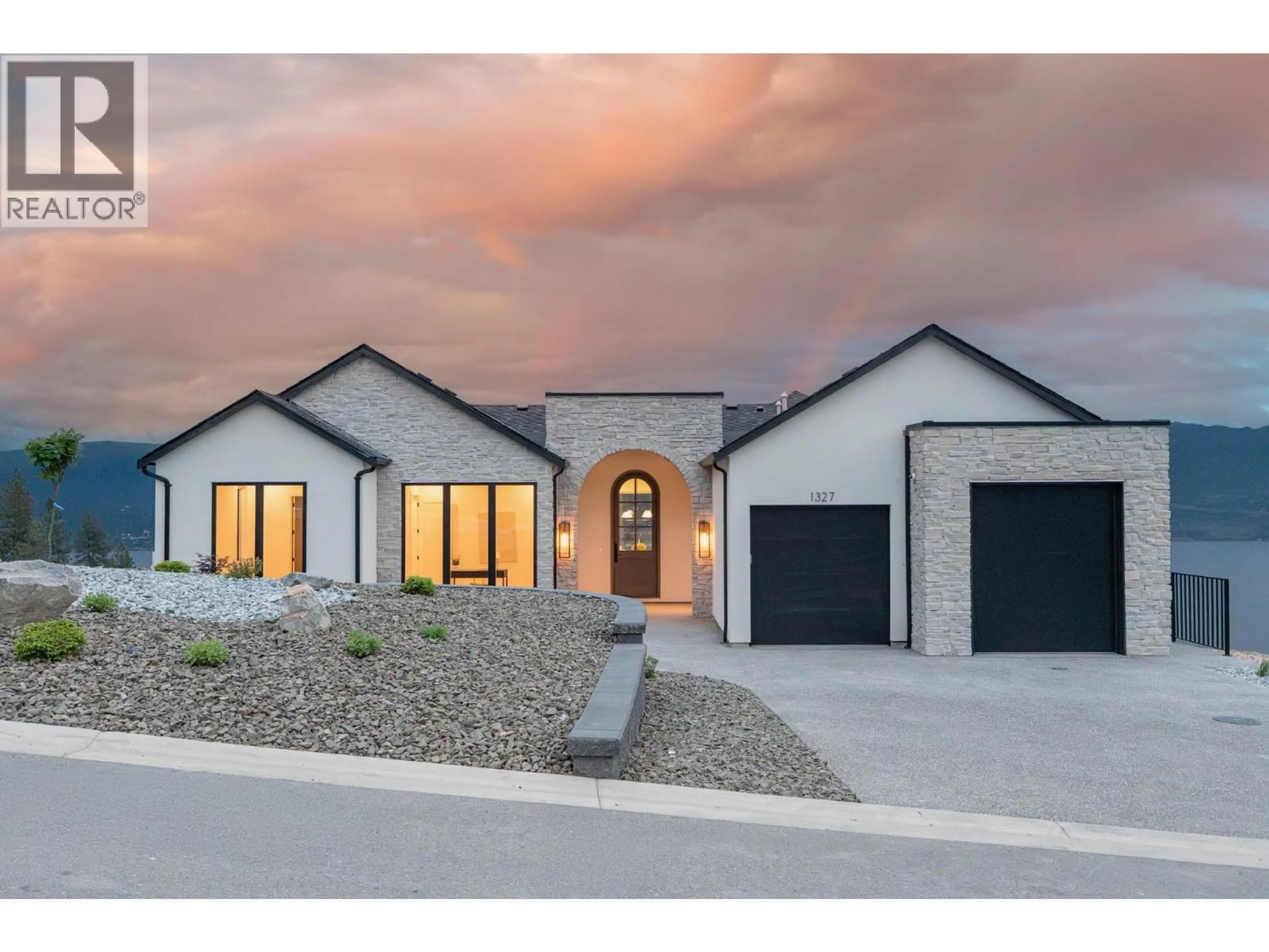 Home with brick exterior material, street for 1327 VINEYARD DRIVE, West Kelowna British Columbia V4T3H9