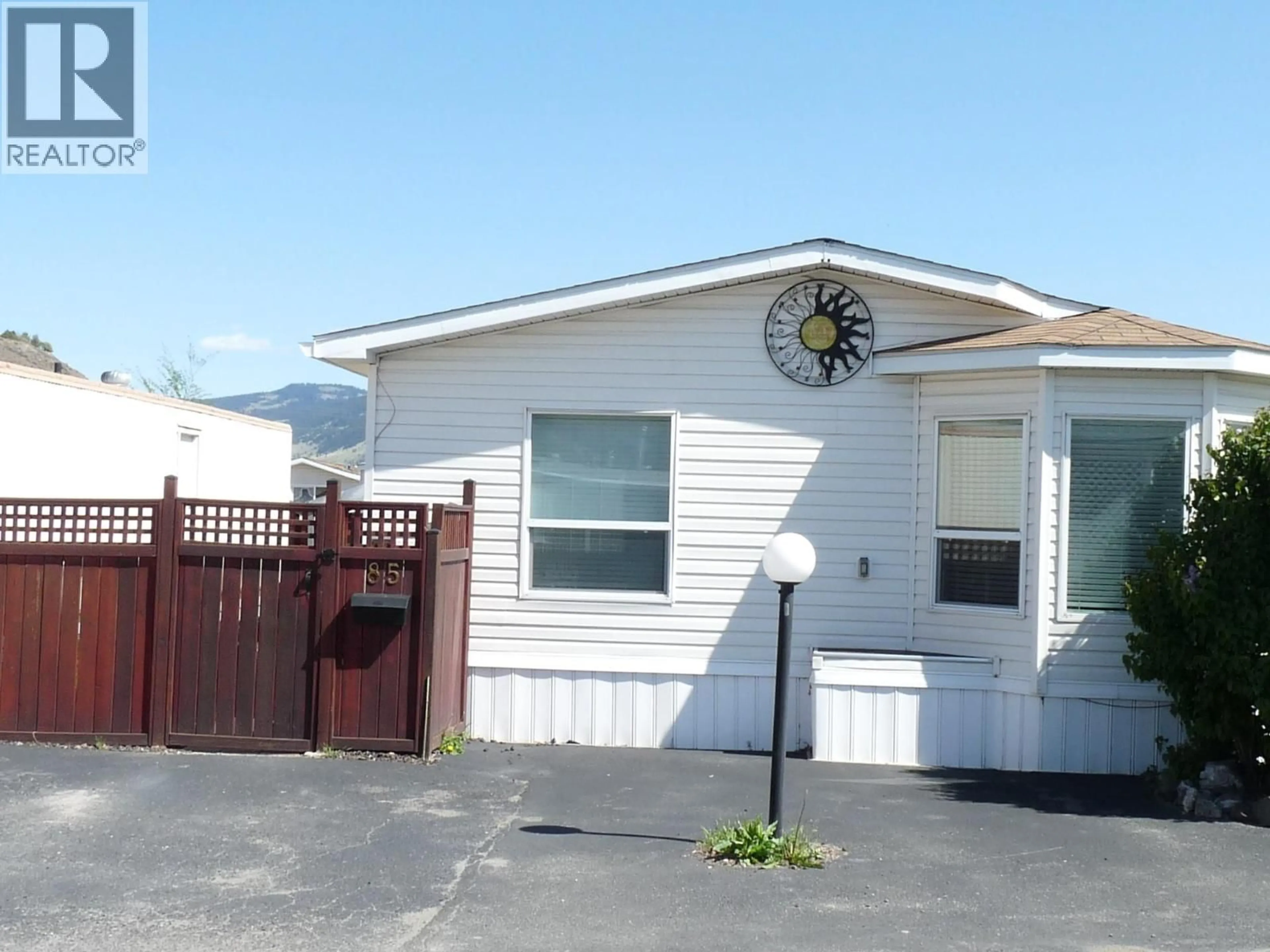 Home with vinyl exterior material, street for 85 - 1655 ORD ROAD, Kamloops British Columbia V2B7V6
