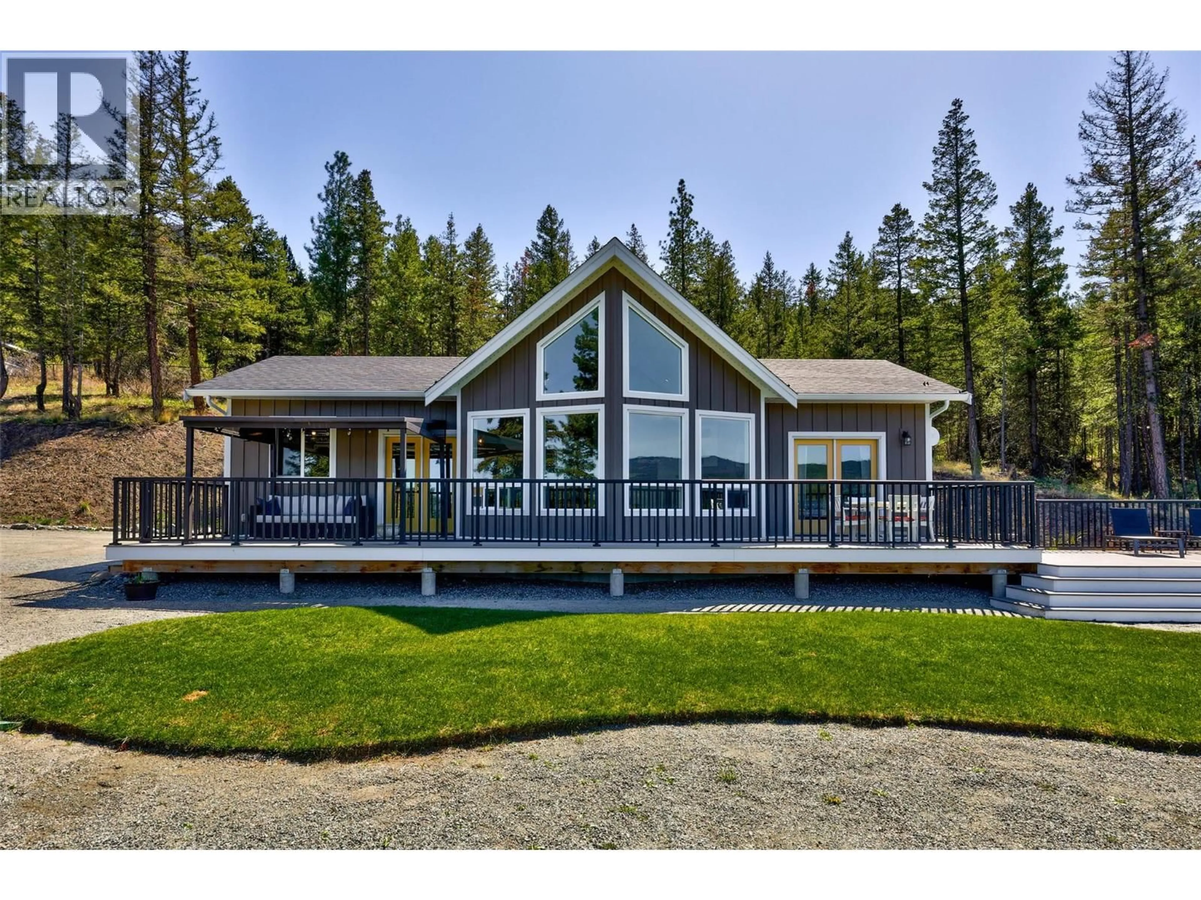 Home with vinyl exterior material, water/lake/river/ocean view for 111 VEALE ROAD, Merritt British Columbia V1K1B8