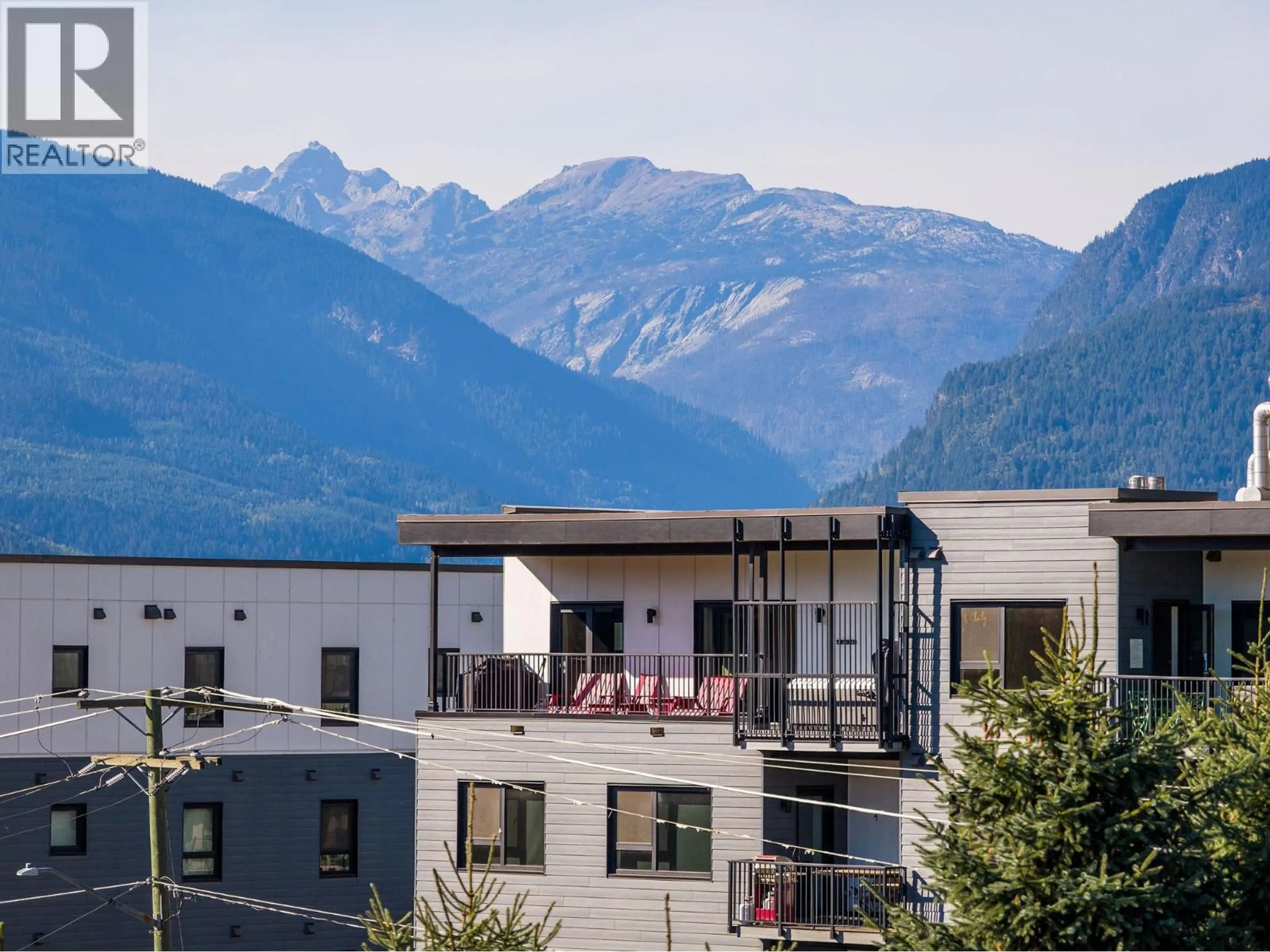 Balcony in the apartment, mountain view for 2411 - 1701 COURSIER AVENUE, Revelstoke British Columbia V0E2S3
