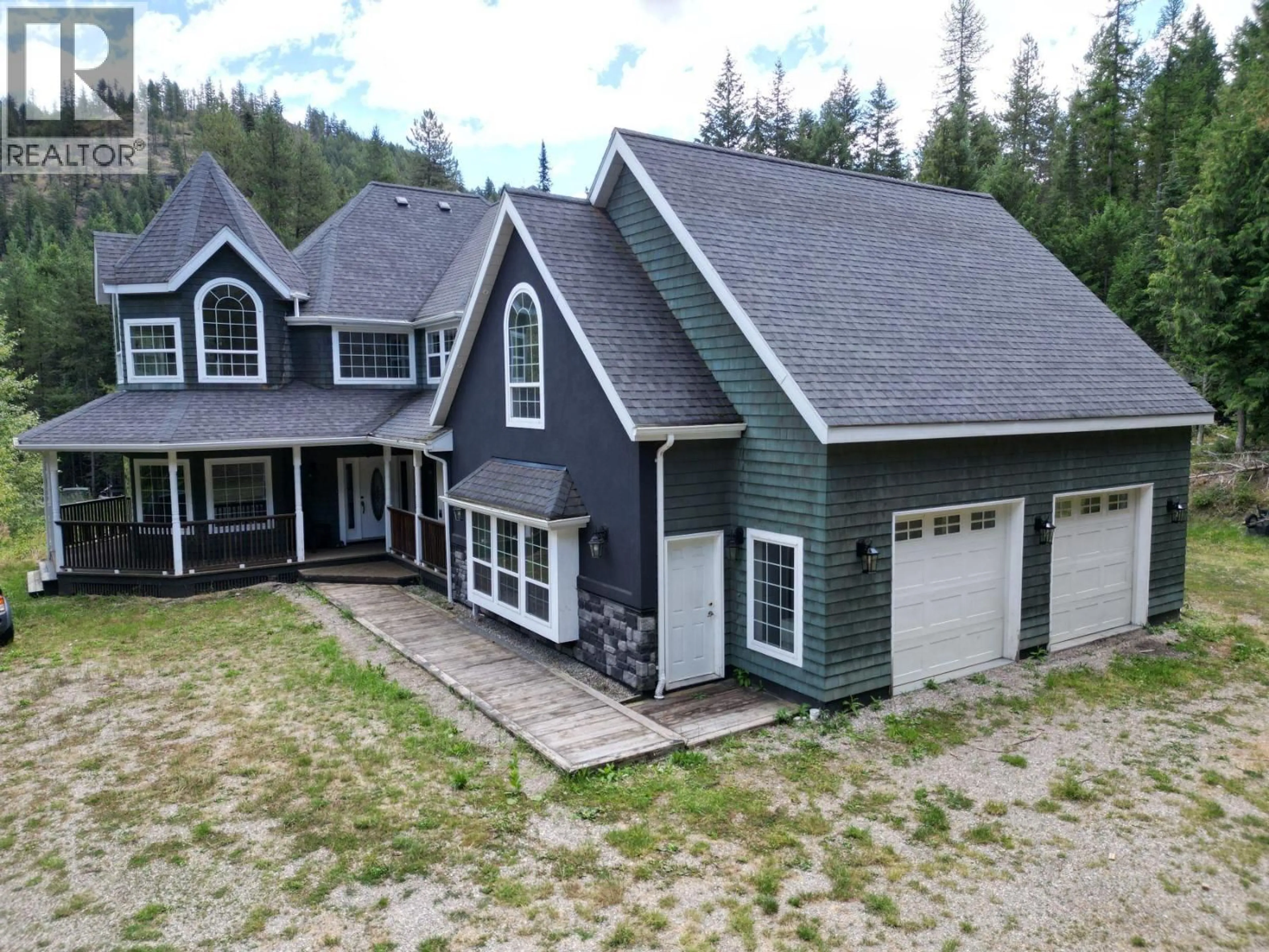 A pic from outside/outdoor area/front of a property/back of a property/a pic from drone, unknown for 6016 ATHELSTON-HARTFORD ROAD, Grand Forks British Columbia V0H1H5