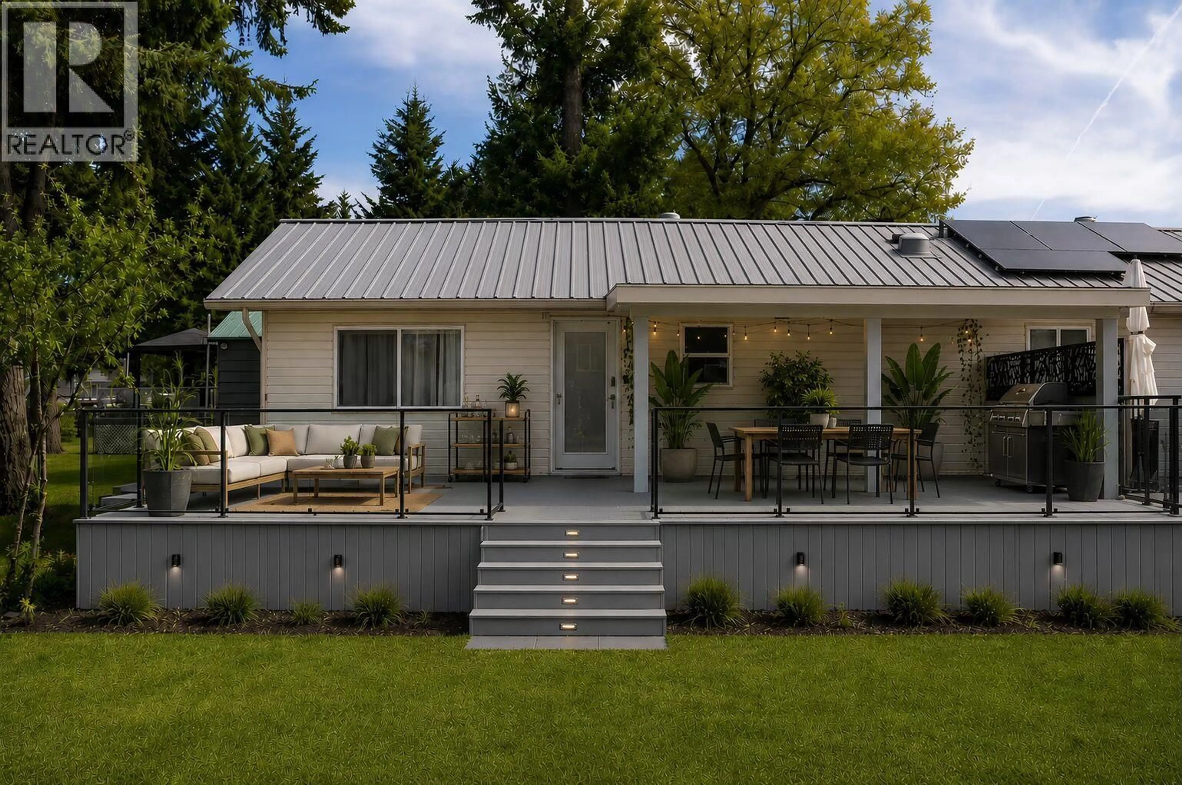 Home with vinyl exterior material, street for 12 - 6924 SQUILAX ANGLEMONT ROAD, Magna Bay British Columbia V0E1M7