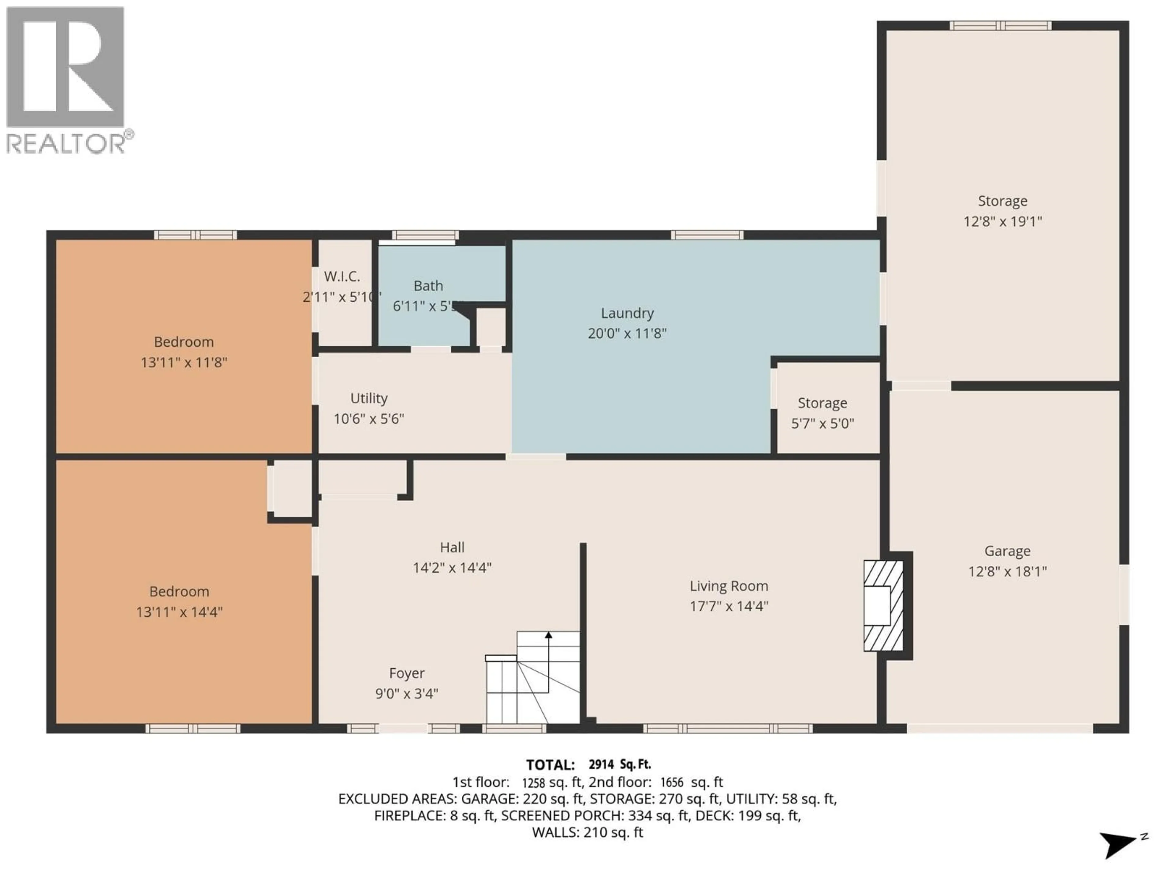 Floor plan for 440 MOLNAR ROAD, Kelowna British Columbia V1X5H6