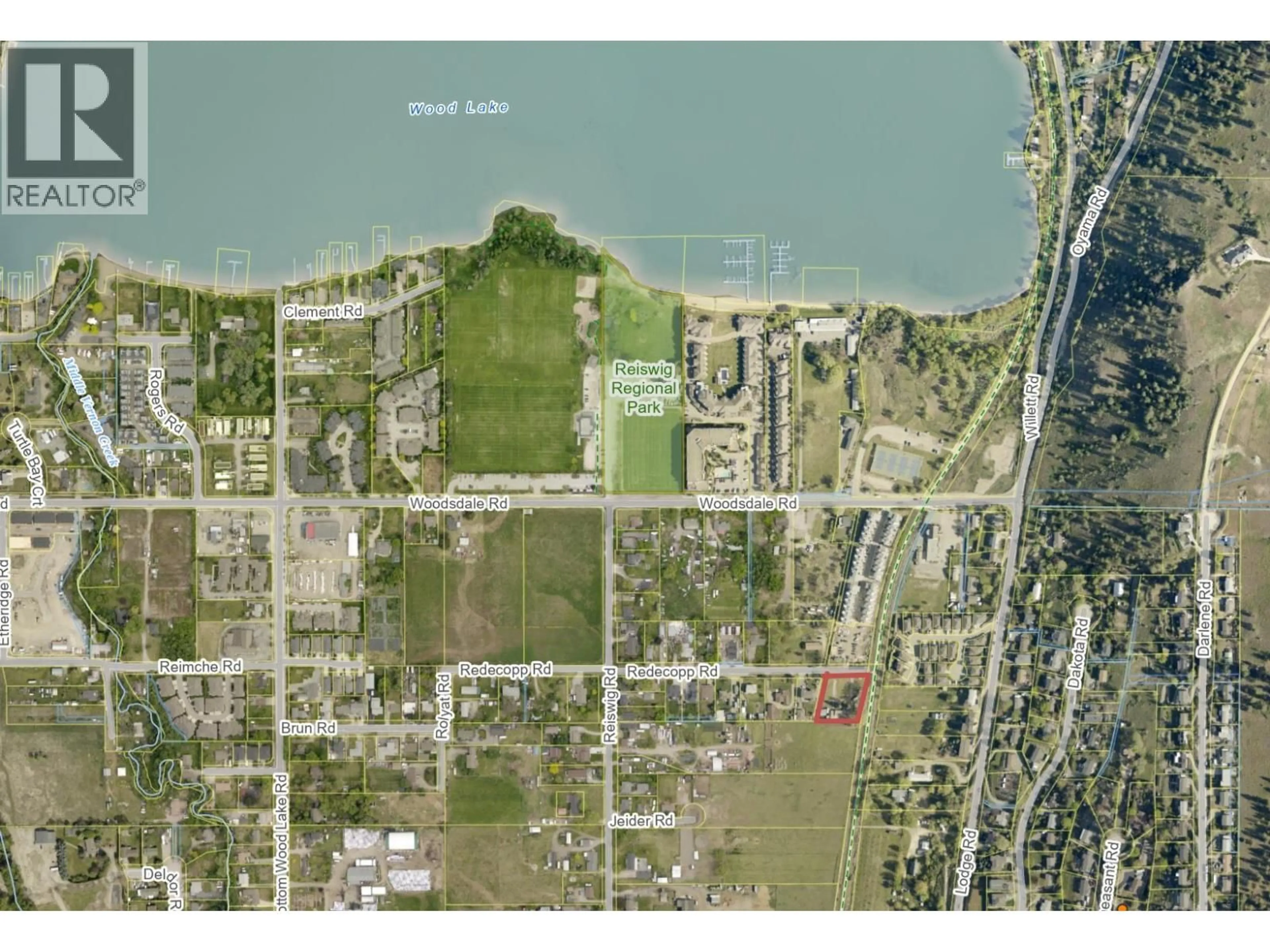 Picture of a map for 3687 REDECOPP ROAD, Lake Country British Columbia V4V1X5