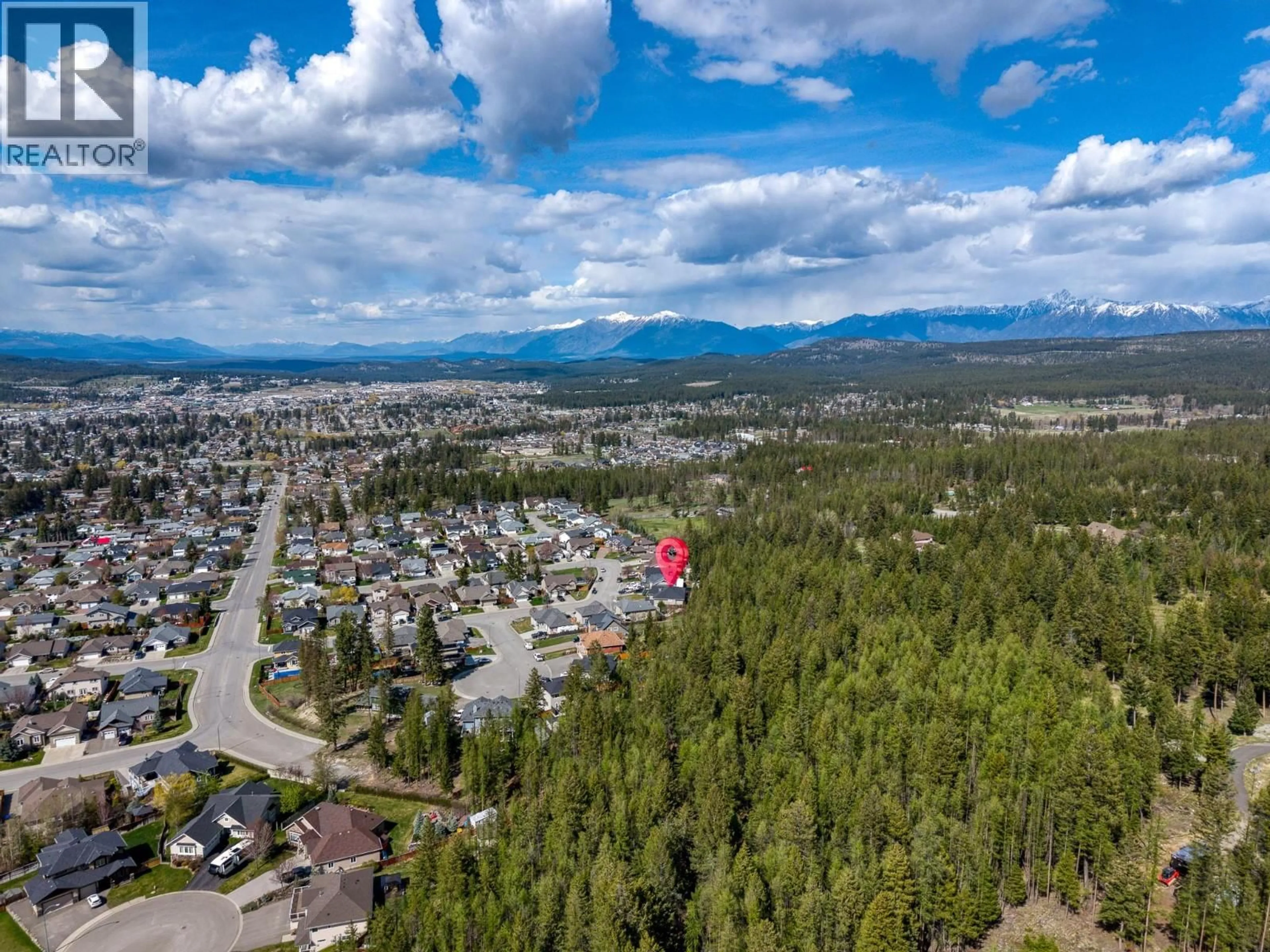 A pic from outside/outdoor area/front of a property/back of a property/a pic from drone, mountain view for 1464 SOUTHVIEW DRIVE, Cranbrook British Columbia V1C0A2