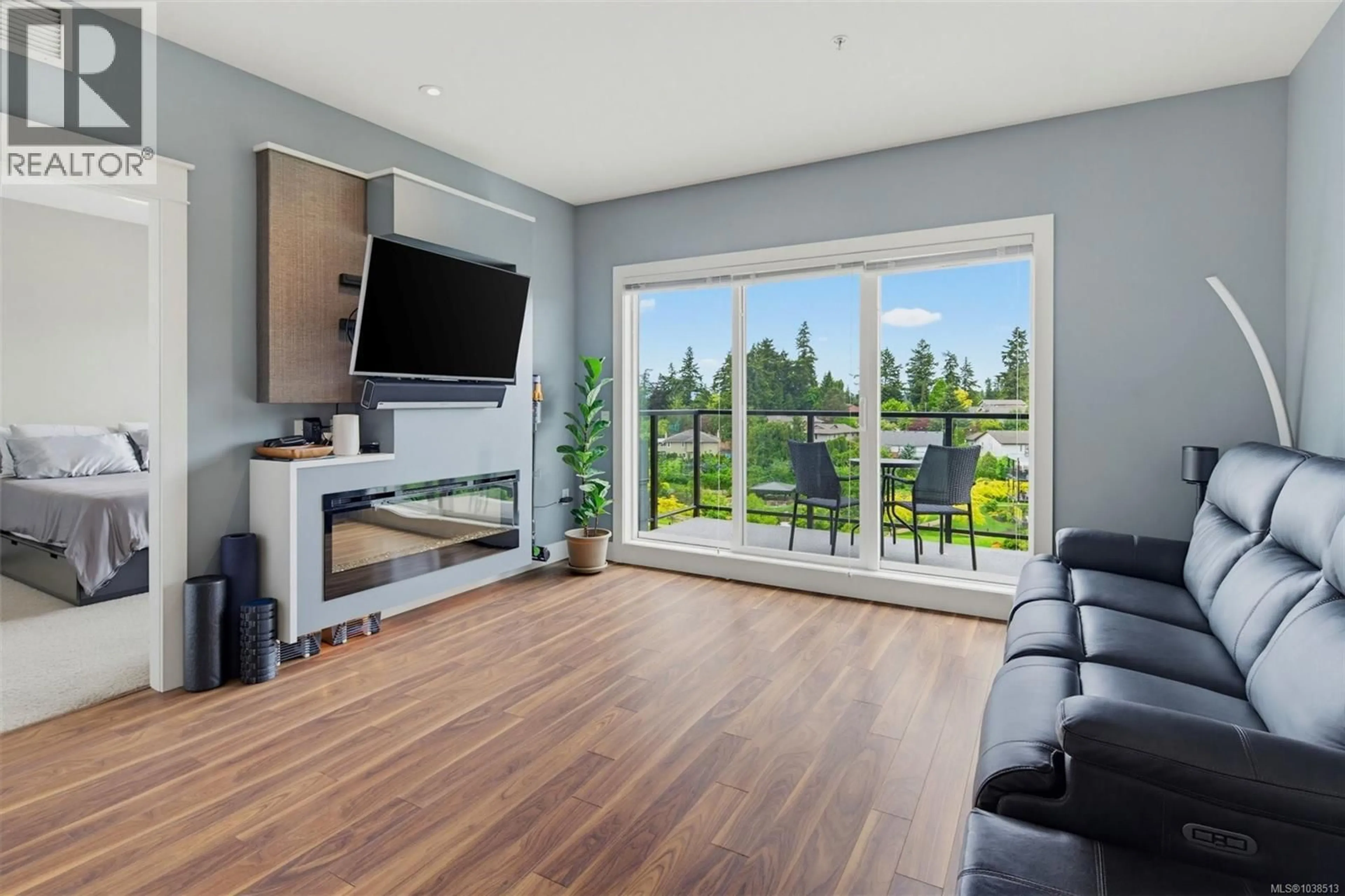 Living room with furniture, unknown for 505 - 742 TRAVINO LANE, Saanich British Columbia V8Z0E2