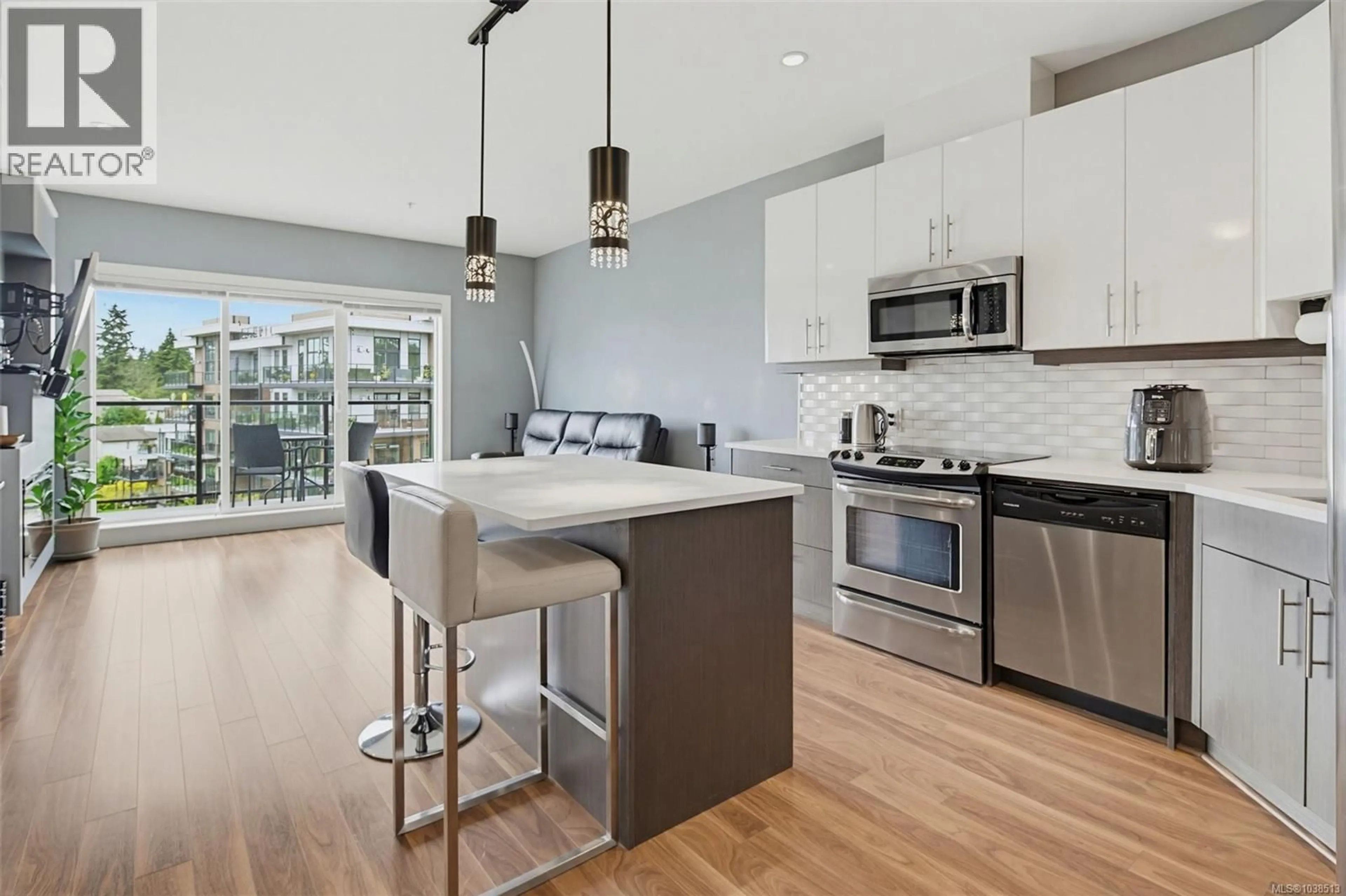 Open concept kitchen, unknown for 505 - 742 TRAVINO LANE, Saanich British Columbia V8Z0E2
