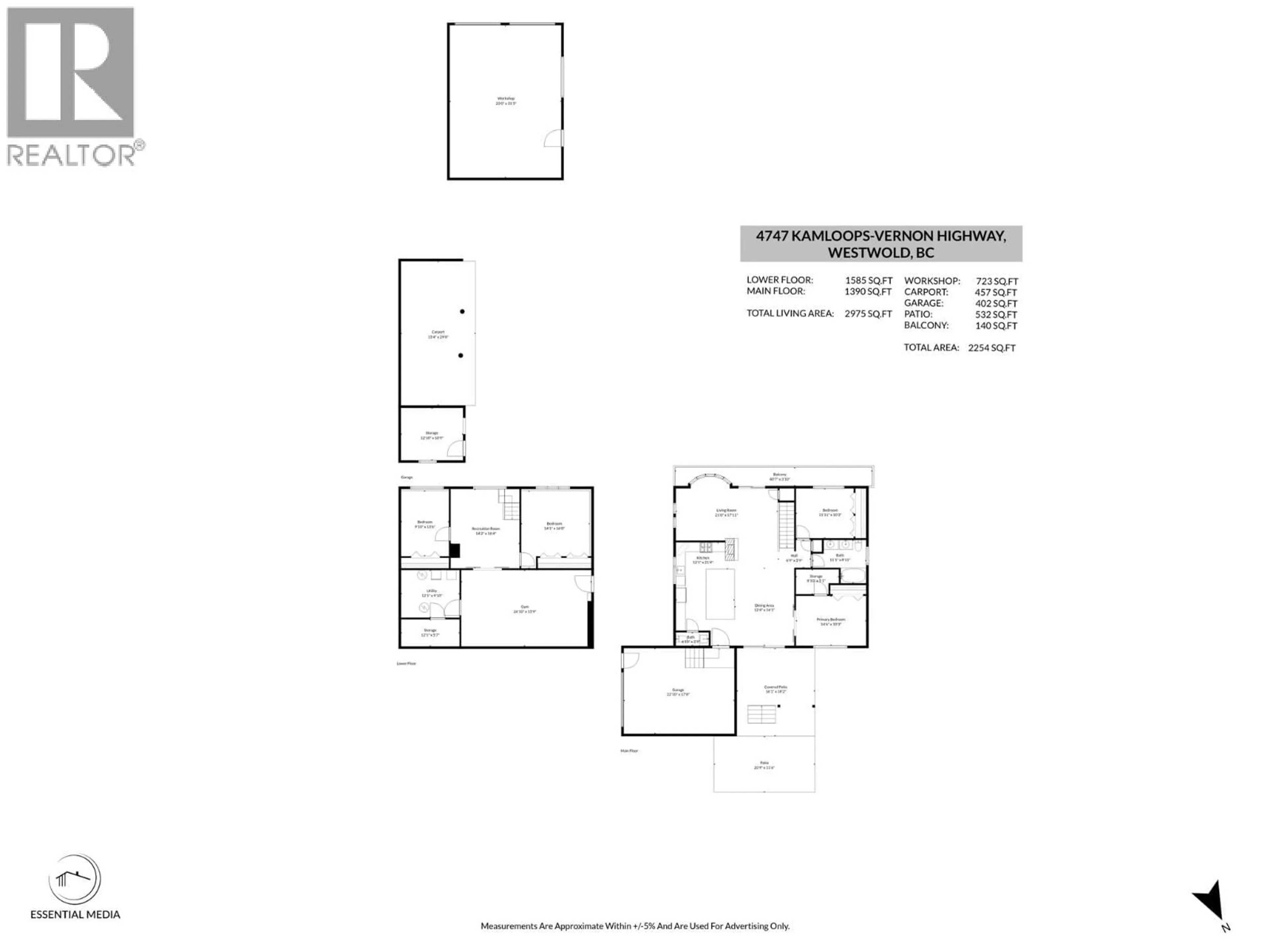 Floor plan for 4747 KAMLOOPS VERNON HIGHWAY, Westwold British Columbia V0E3B1