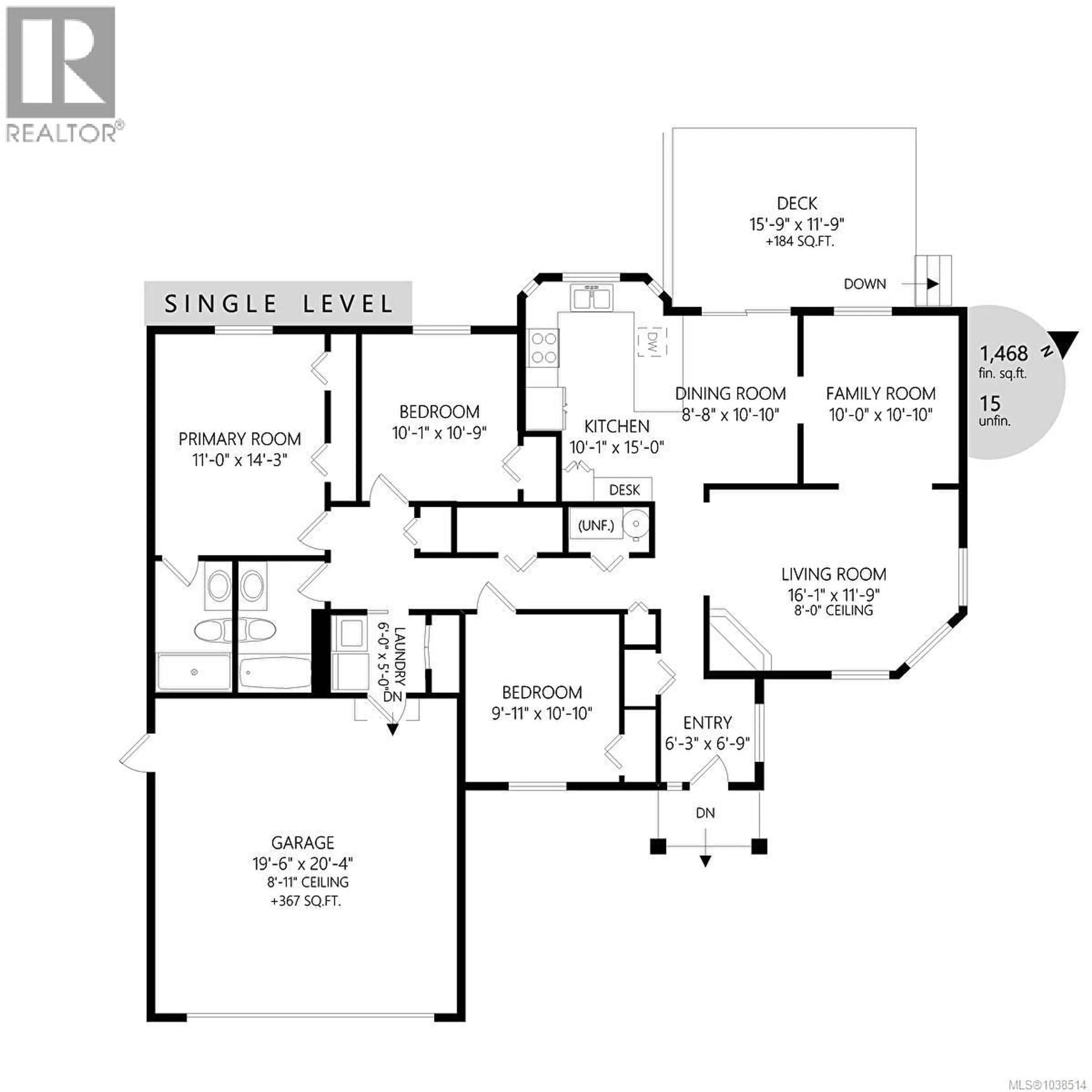Floor plan for 6112 DENALI DRIVE, Duncan British Columbia V9L5N4