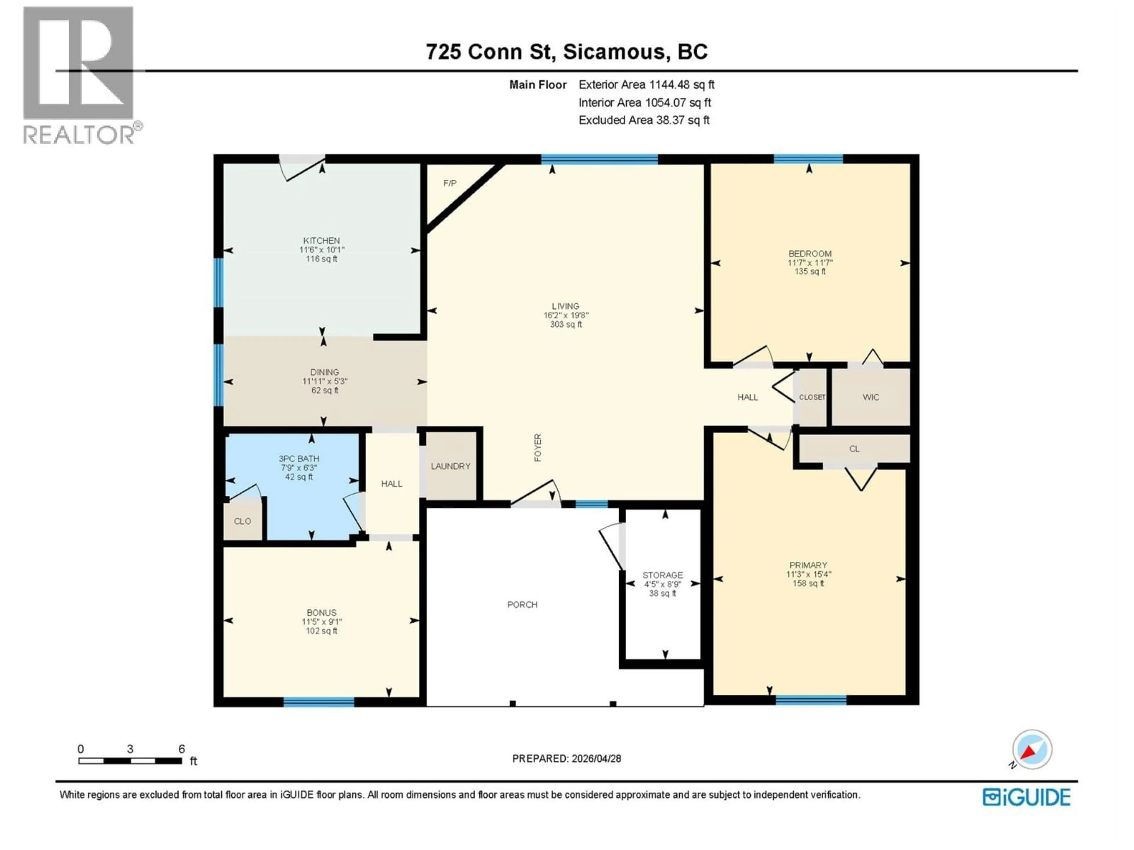Floor plan for 725 CONN STREET, Sicamous British Columbia V0E2V0