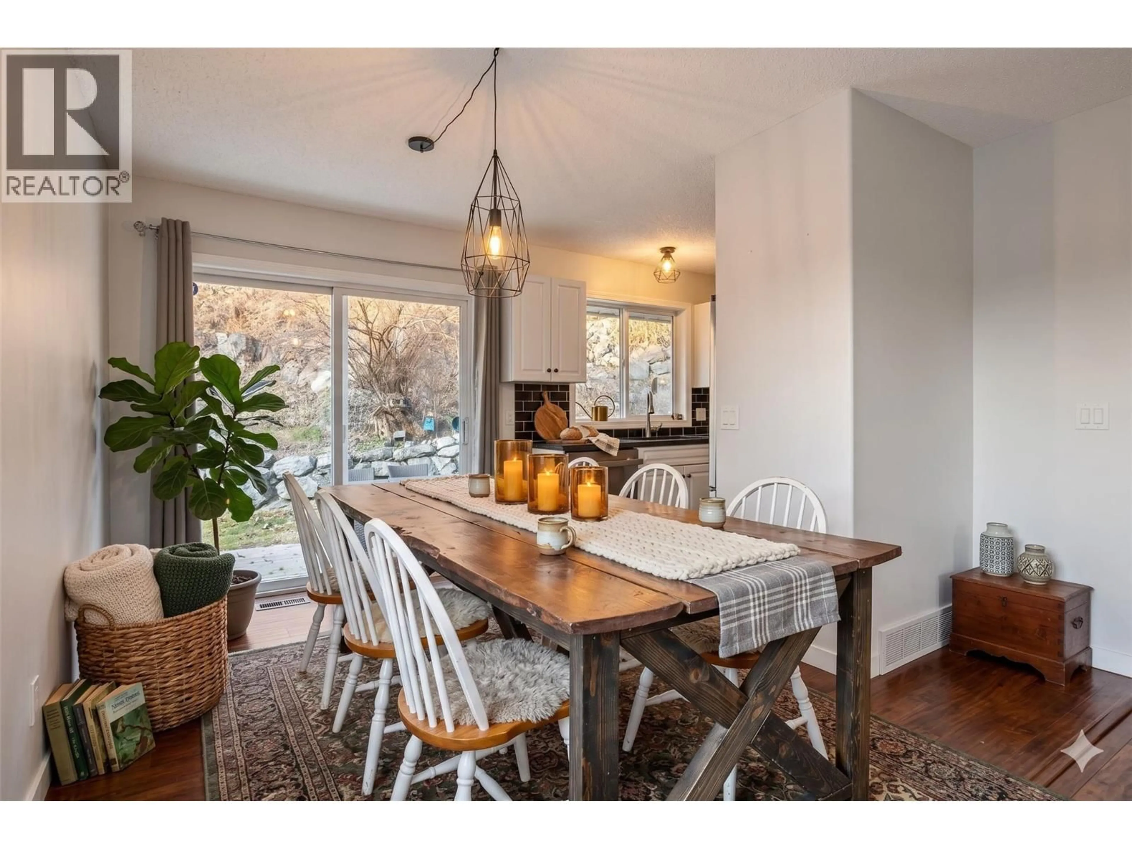 Dining room, wood/laminate floor for 3220 MCIVER ROAD, West Kelowna British Columbia V4T1G1