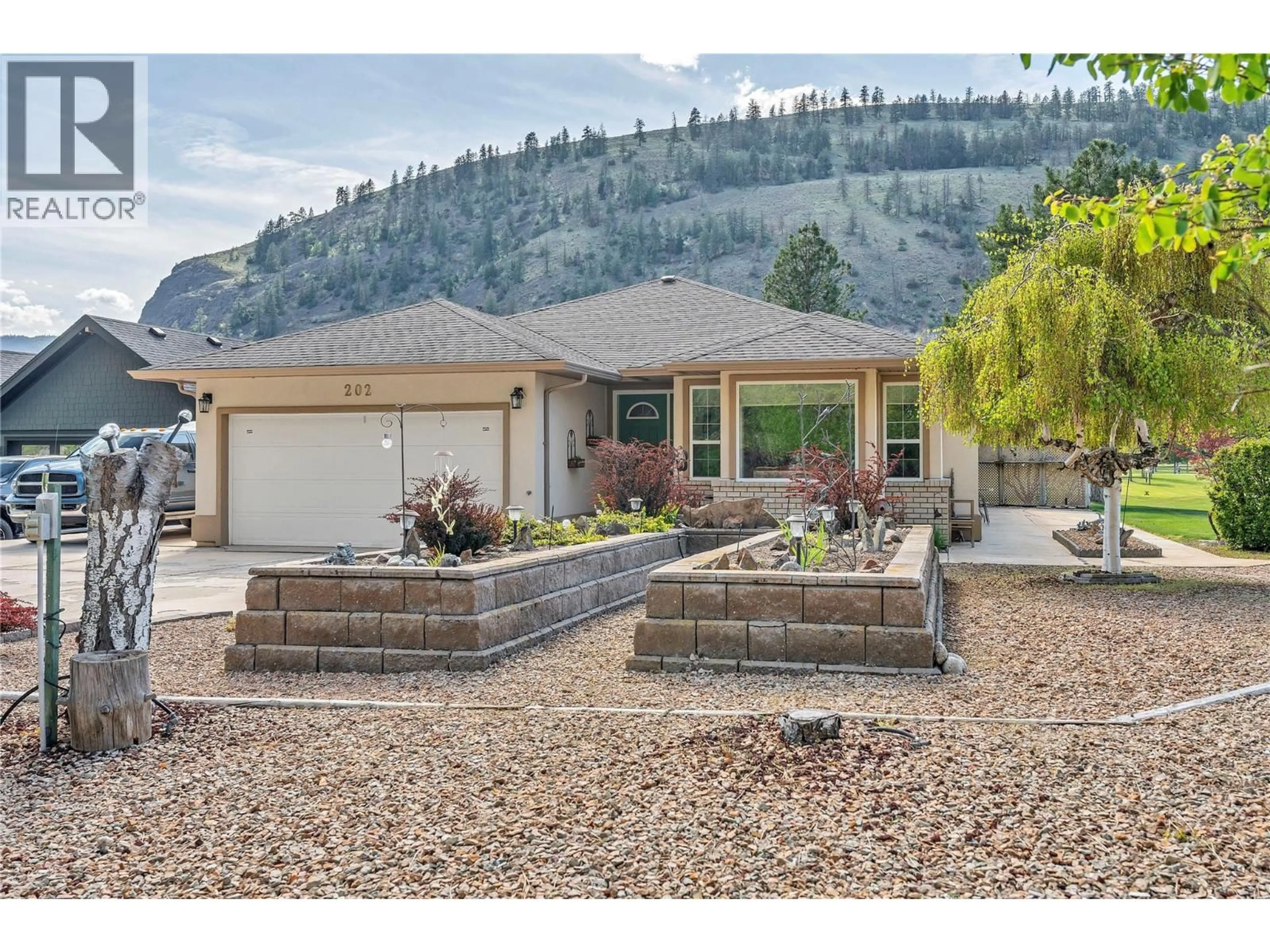 Home with vinyl exterior material, mountain view for 202 RANGE ROAD, Kaleden British Columbia V0H1K0