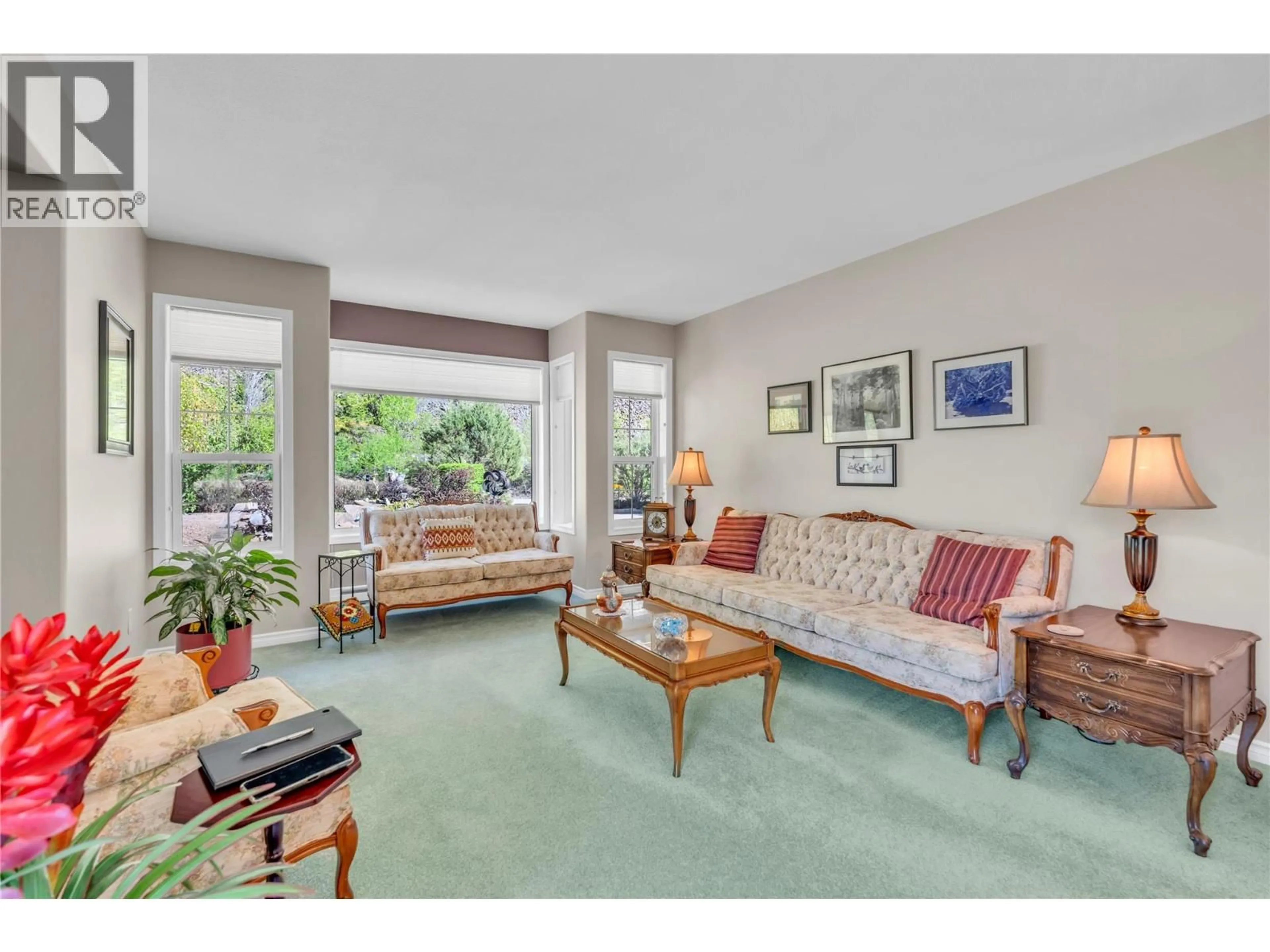 Living room with furniture, carpet floor for 202 RANGE ROAD, Kaleden British Columbia V0H1K0