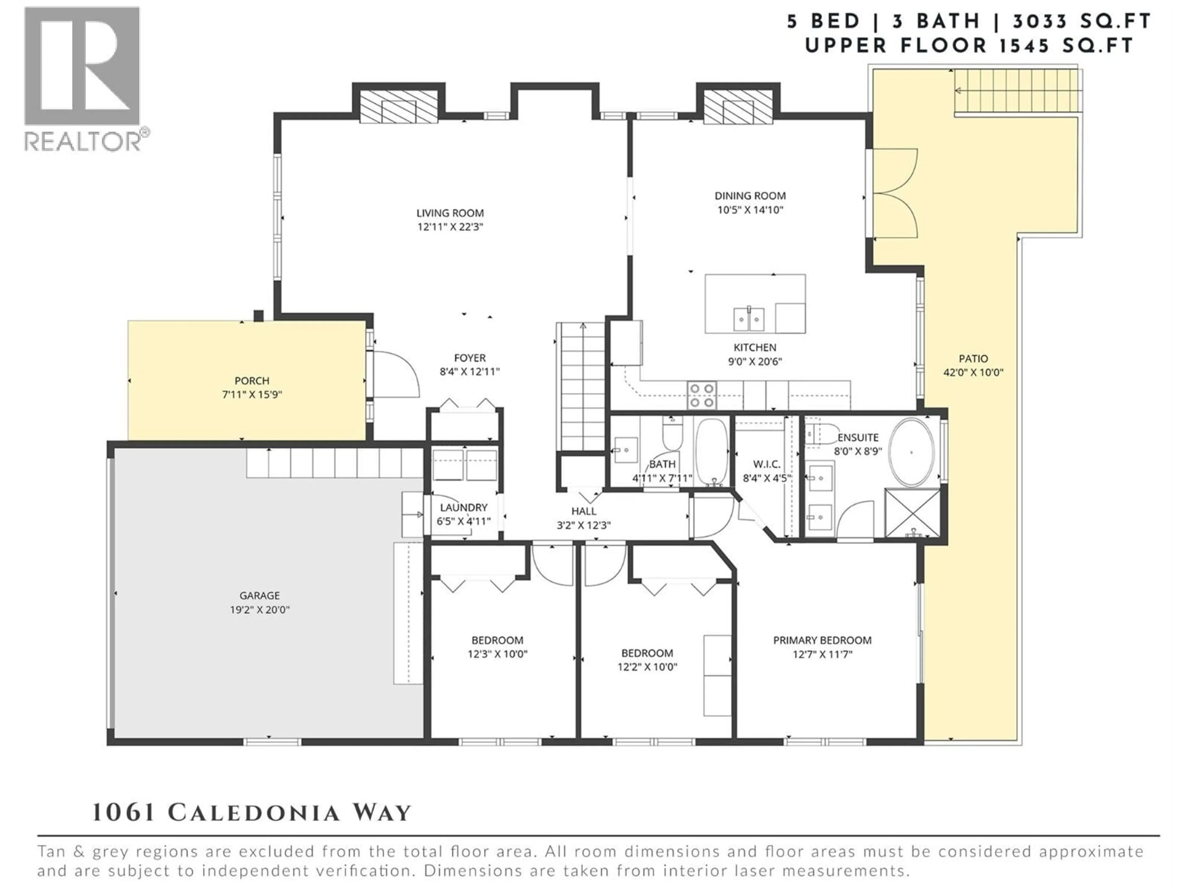 Floor plan for 1061 CALEDONIA WAY, West Kelowna British Columbia V1Z3N7