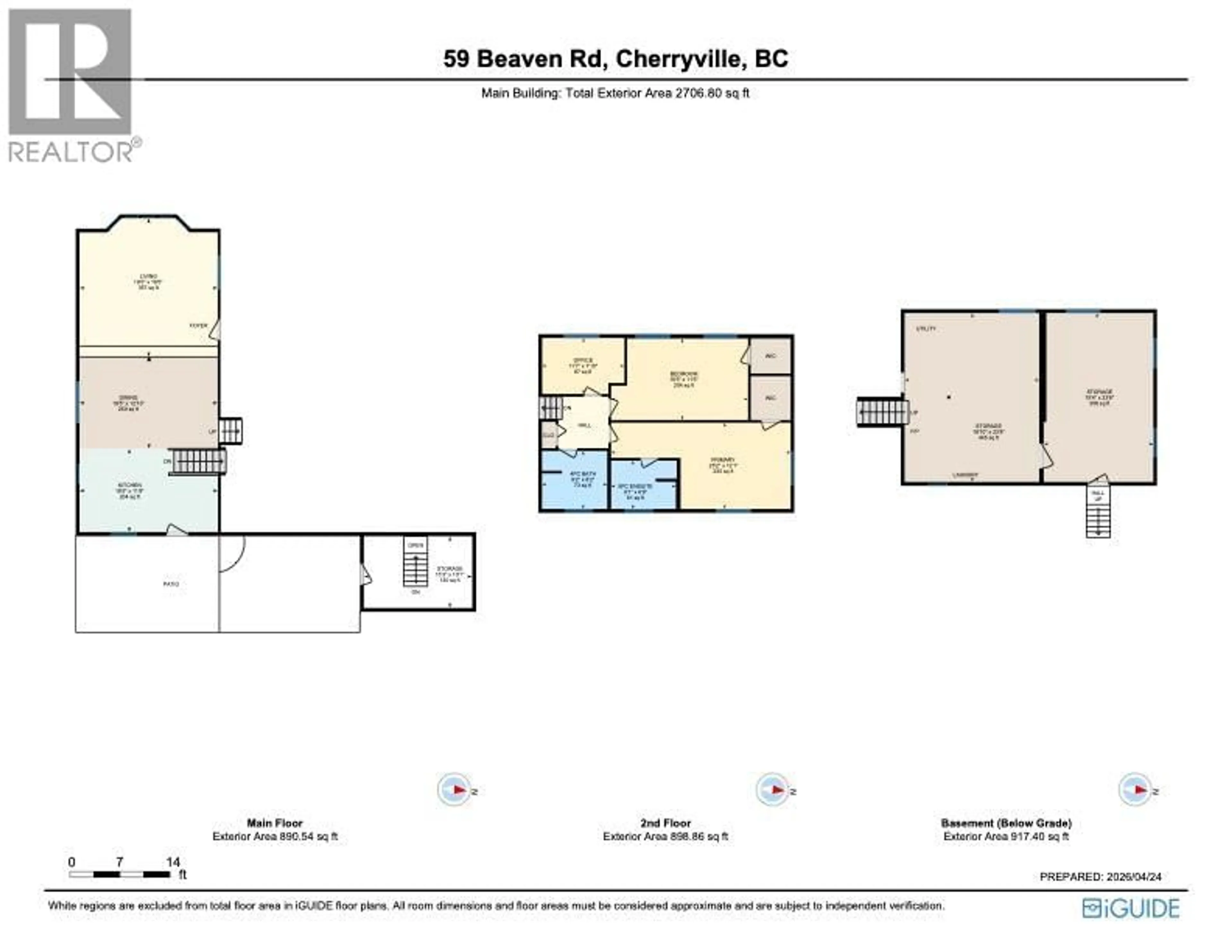 Floor plan for 59 BEAVEN ROAD, Cherryville British Columbia V0E2G3