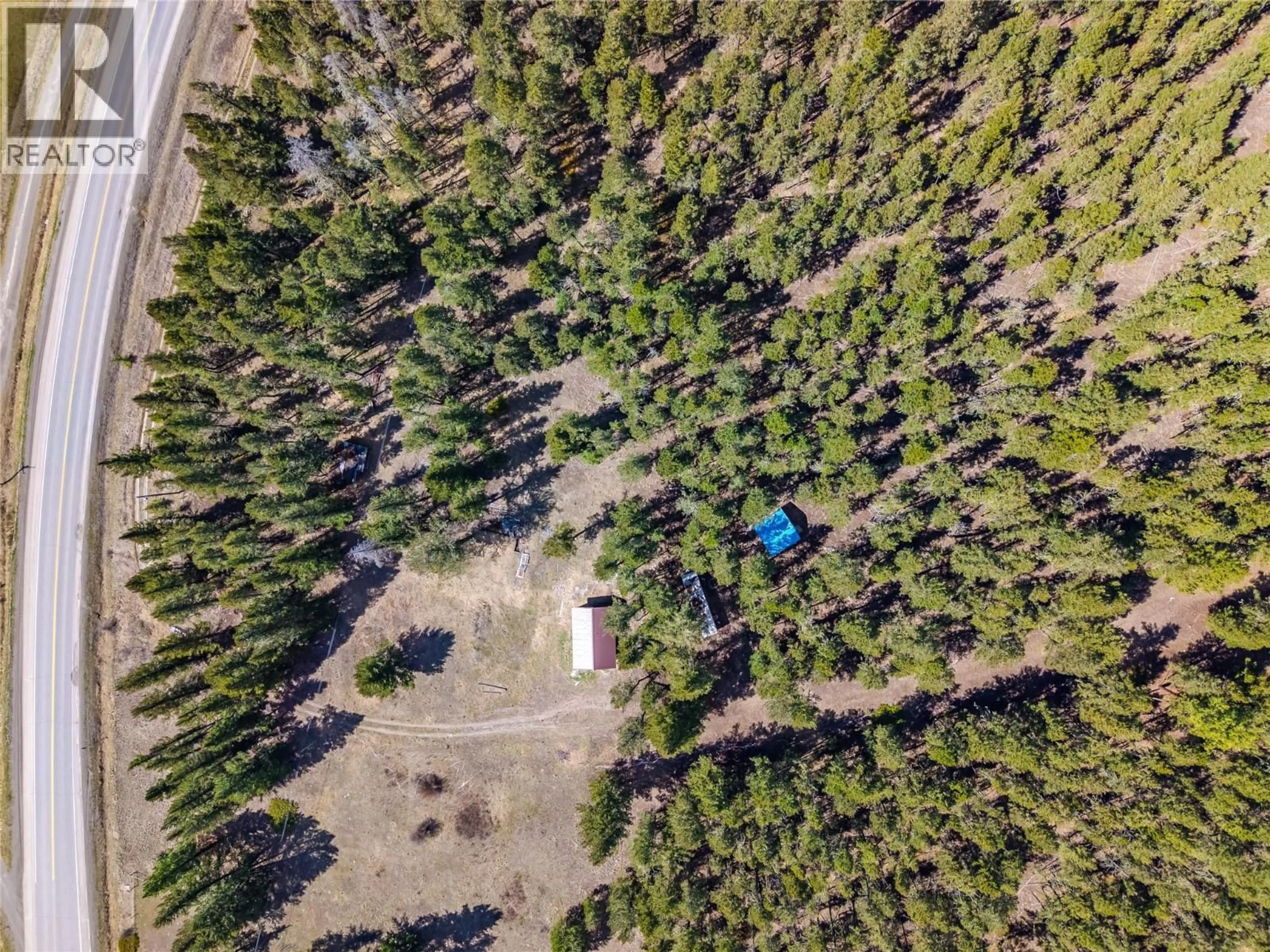 A pic from outside/outdoor area/front of a property/back of a property/a pic from drone, forest/trees view for 6696 CARIBOO HIGHWAY 97 OTHER, Clinton British Columbia V0K1K0