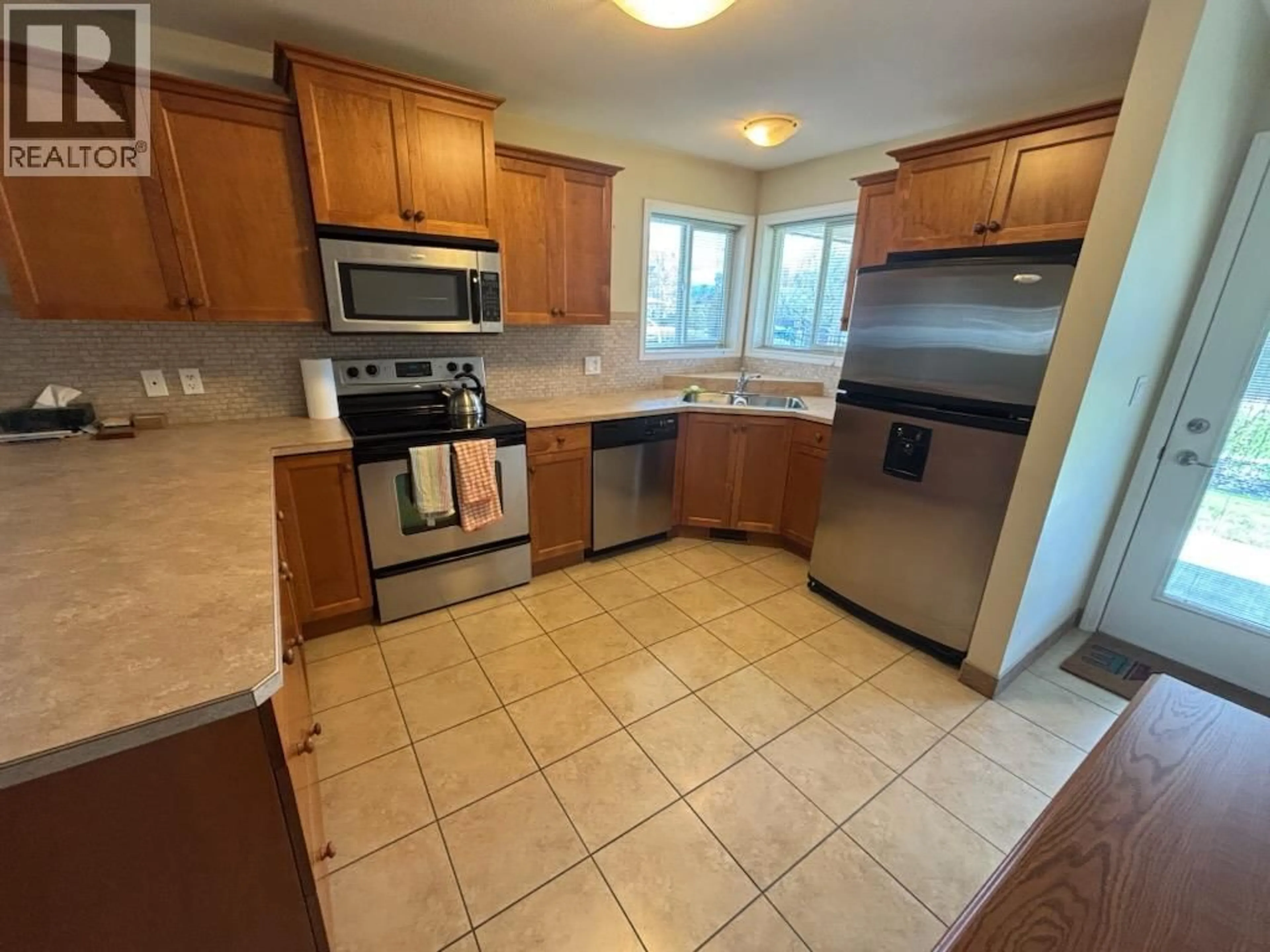Standard kitchen, ceramic/tile floor for #12  707 76TH AVENUE, Grand Forks British Columbia V0H1H0