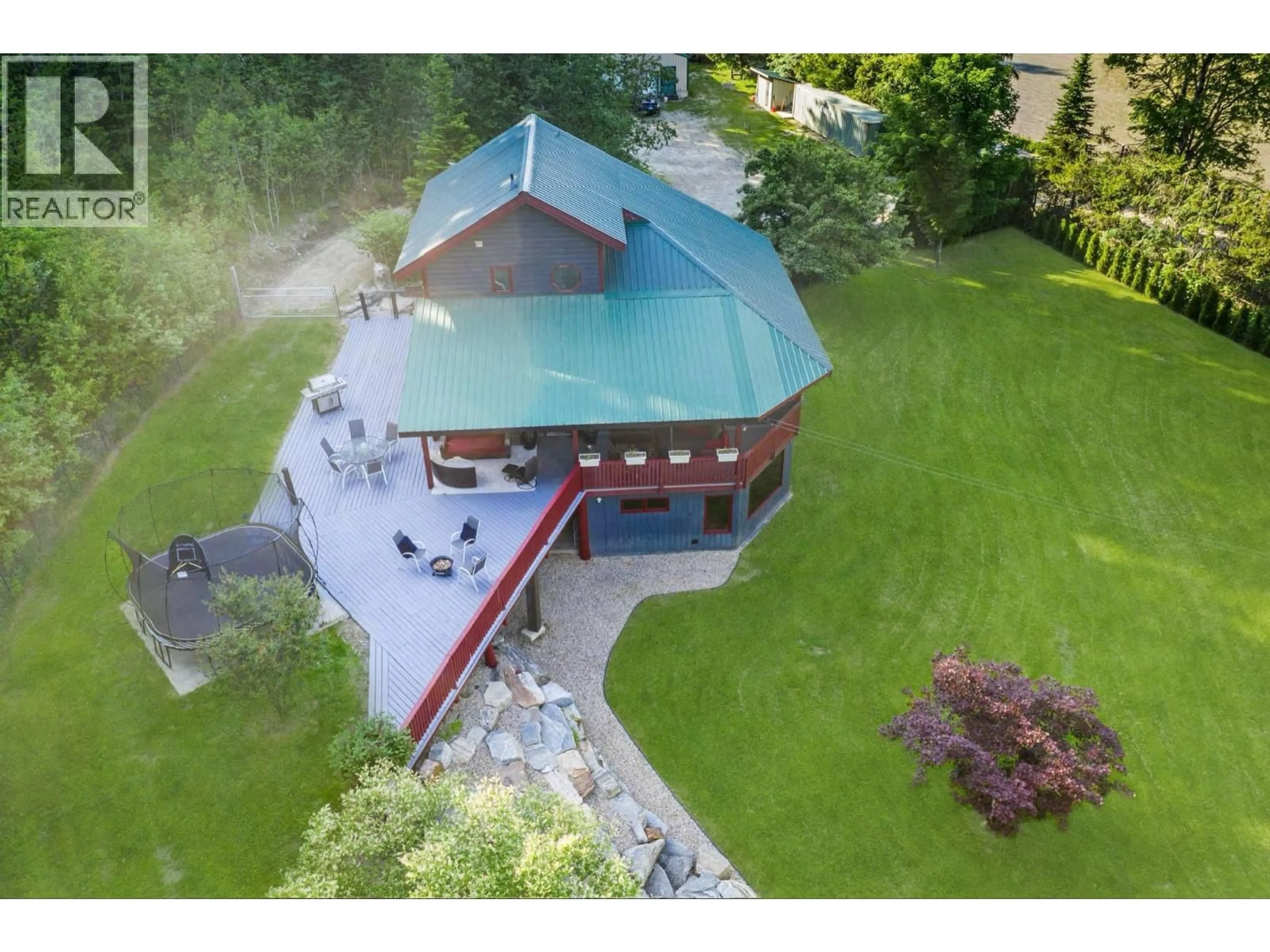 A pic from outside/outdoor area/front of a property/back of a property/a pic from drone, building for 2809 SLOCAN VALLEY WEST ROAD, Slocan Park British Columbia V0G2E0