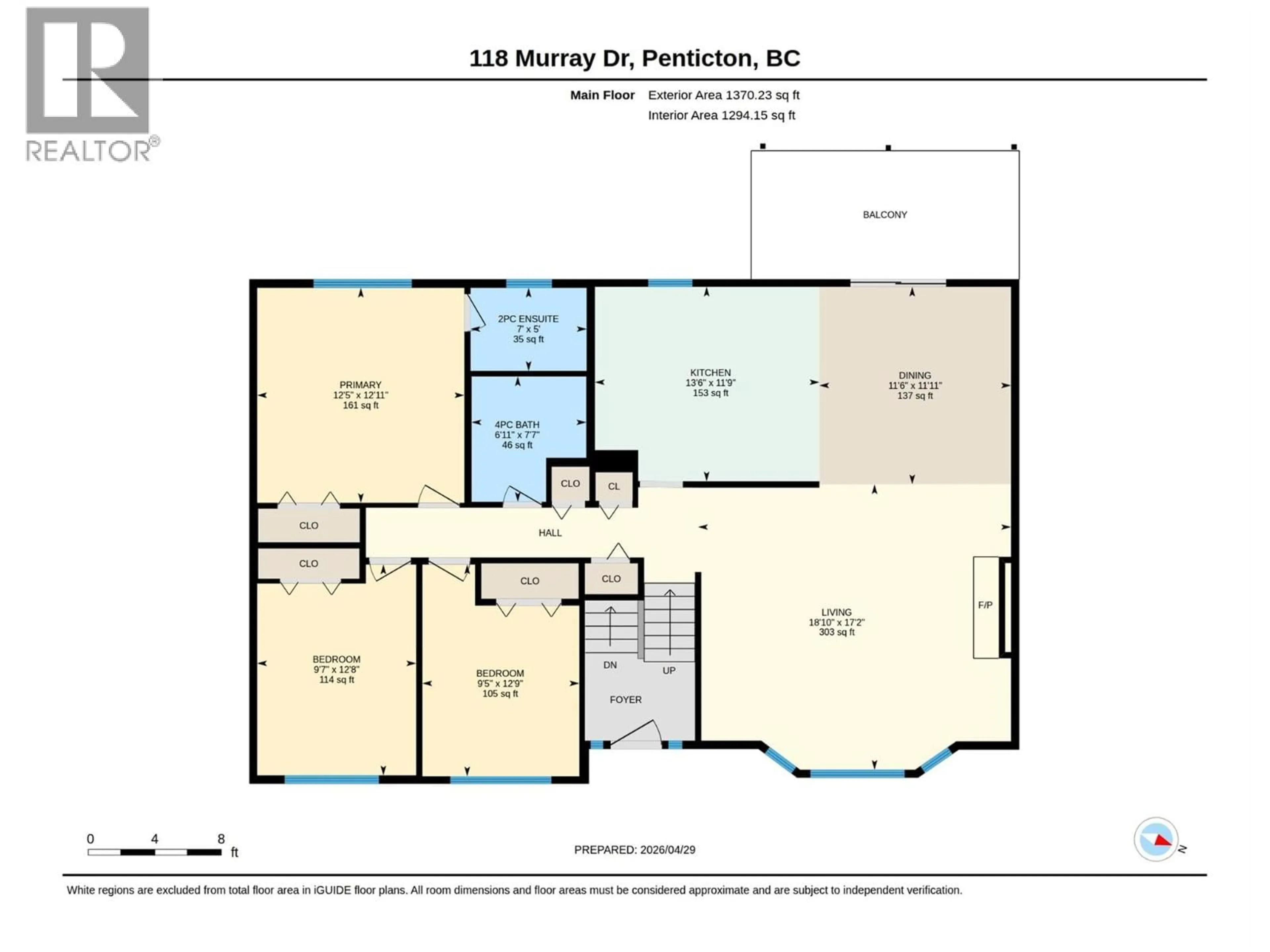 Floor plan for 118 MURRAY DRIVE, Penticton British Columbia V2A7E4