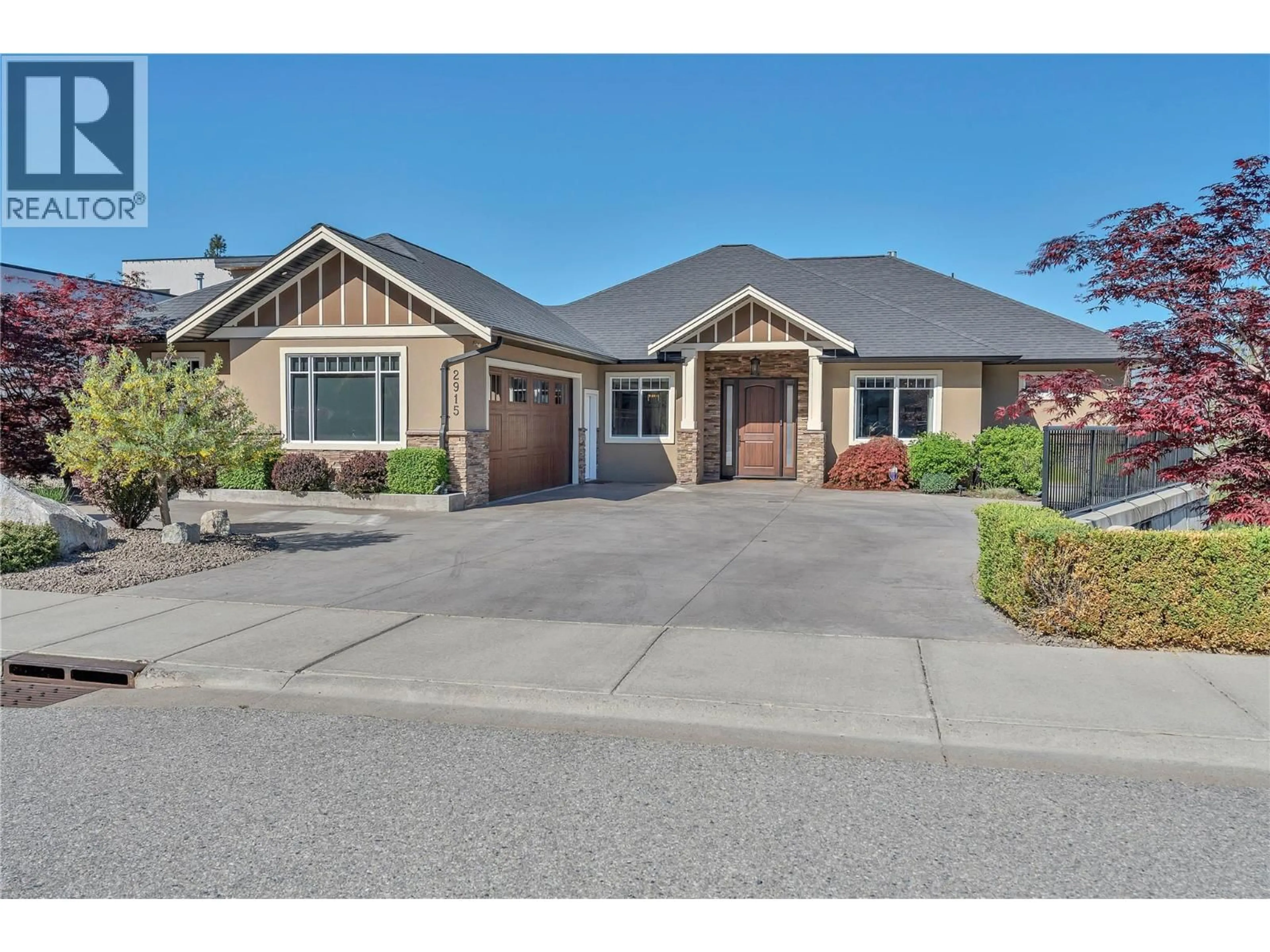 Home with vinyl exterior material, street for 2915 PARTRIDGE DRIVE, Penticton British Columbia V2A9E7