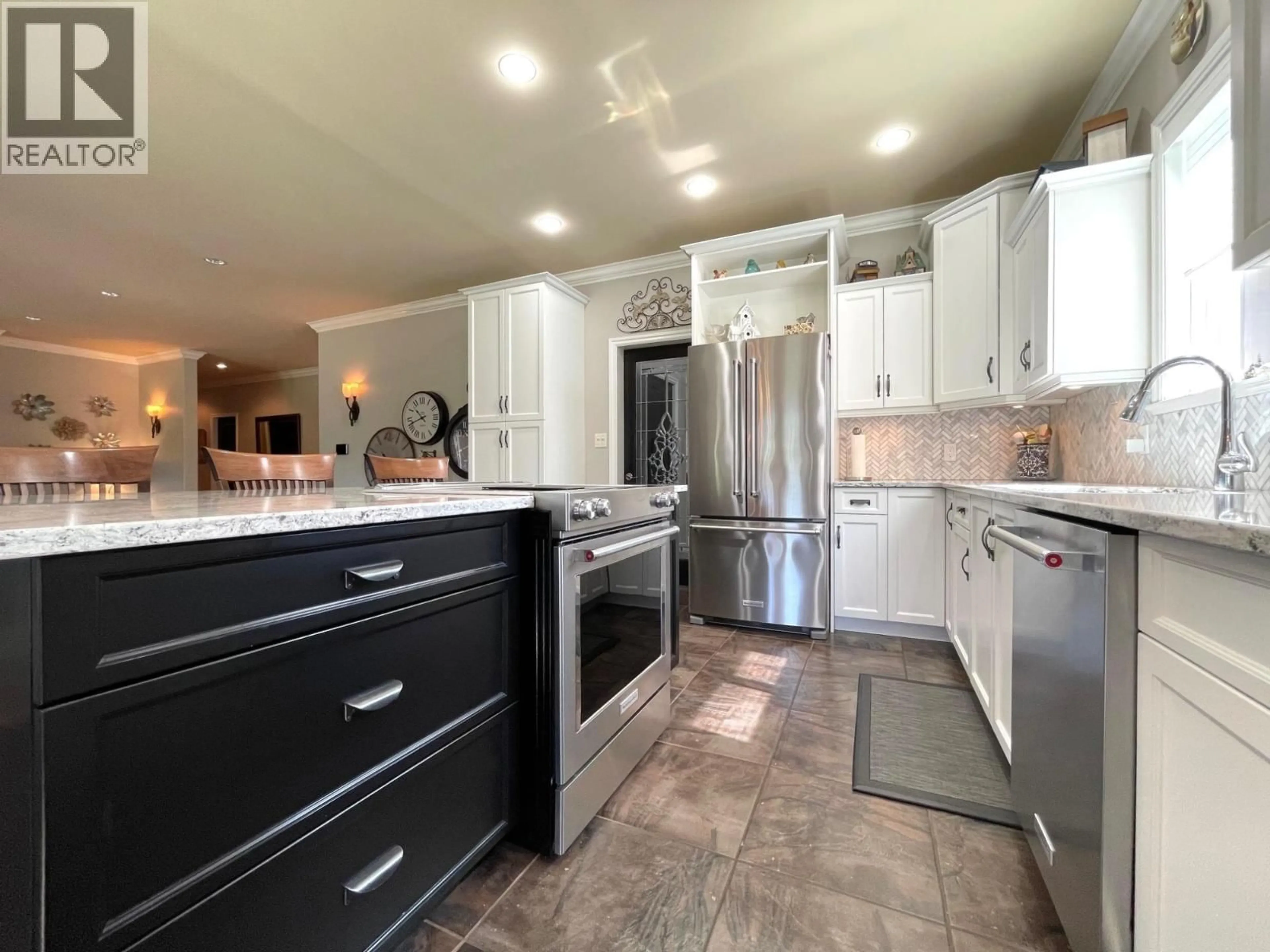 Contemporary kitchen, ceramic/tile floor for 2210 BURGESS AVENUE, Merritt British Columbia V1K1R3