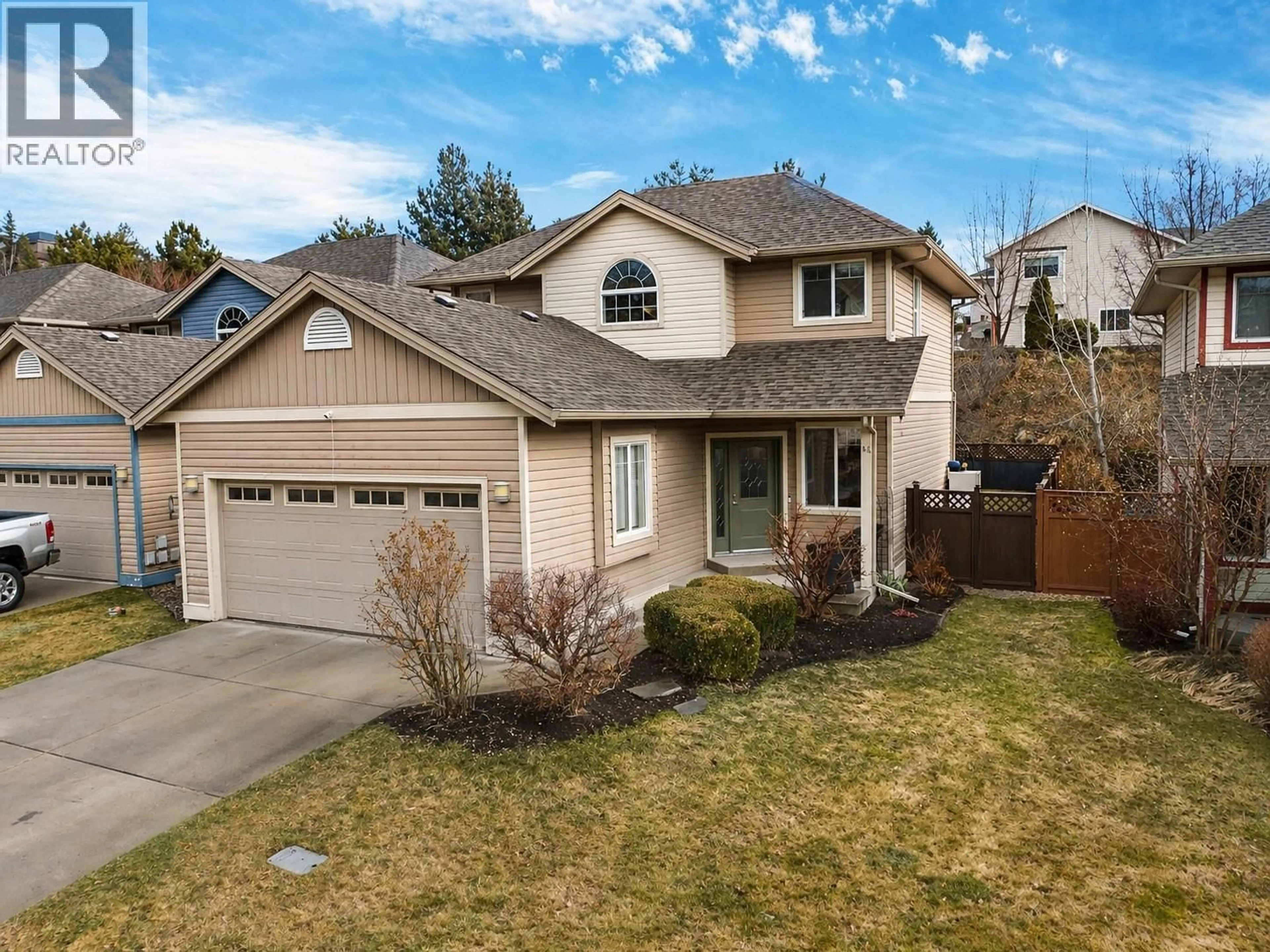 Home with vinyl exterior material, street for 44 - 3293 BROADVIEW ROAD, West Kelowna British Columbia V4T3C8