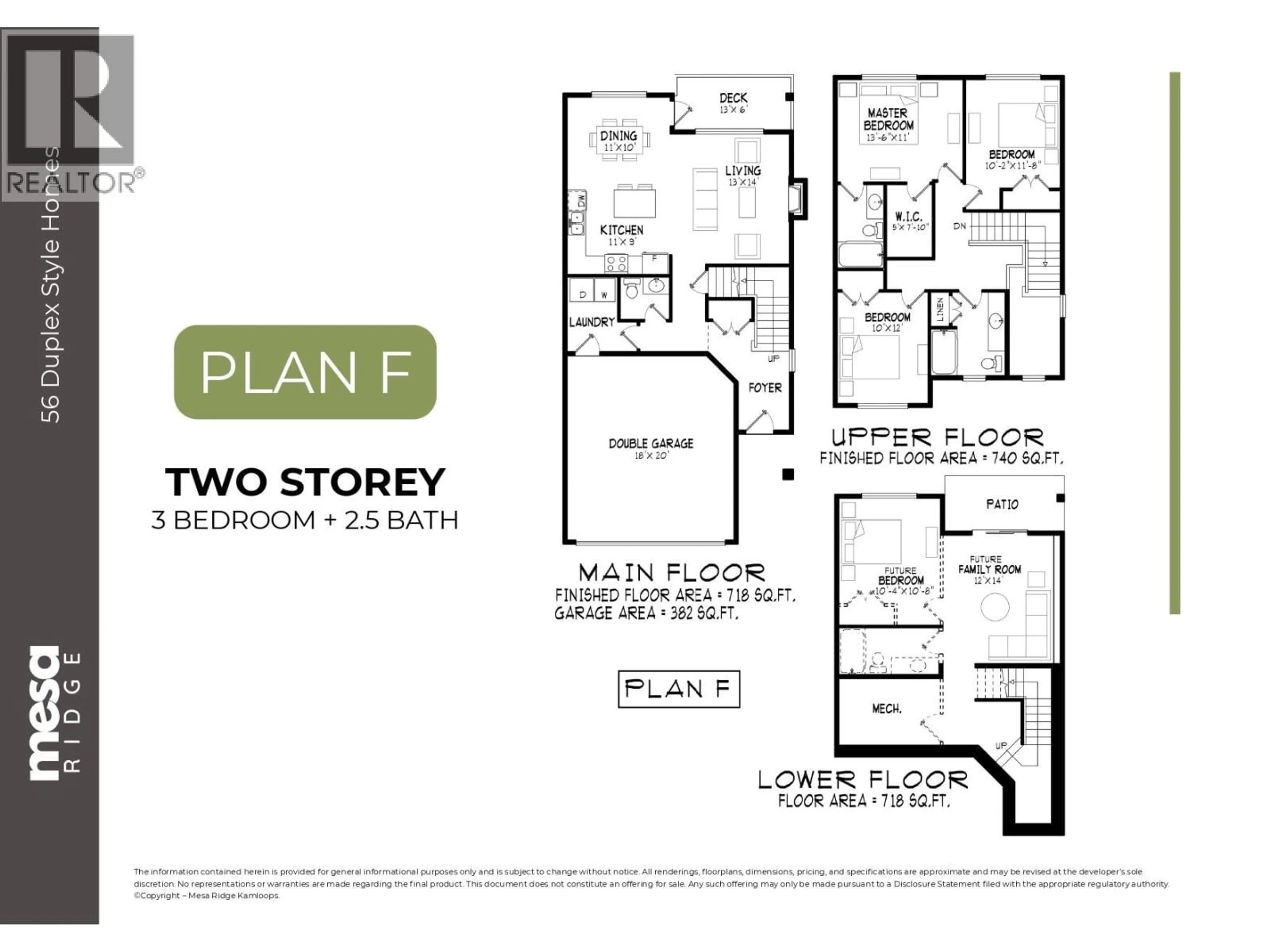 Floor plan for 146 - 2050 GRASSLANDS BOULEVARD, Kamloops British Columbia V2B0K7