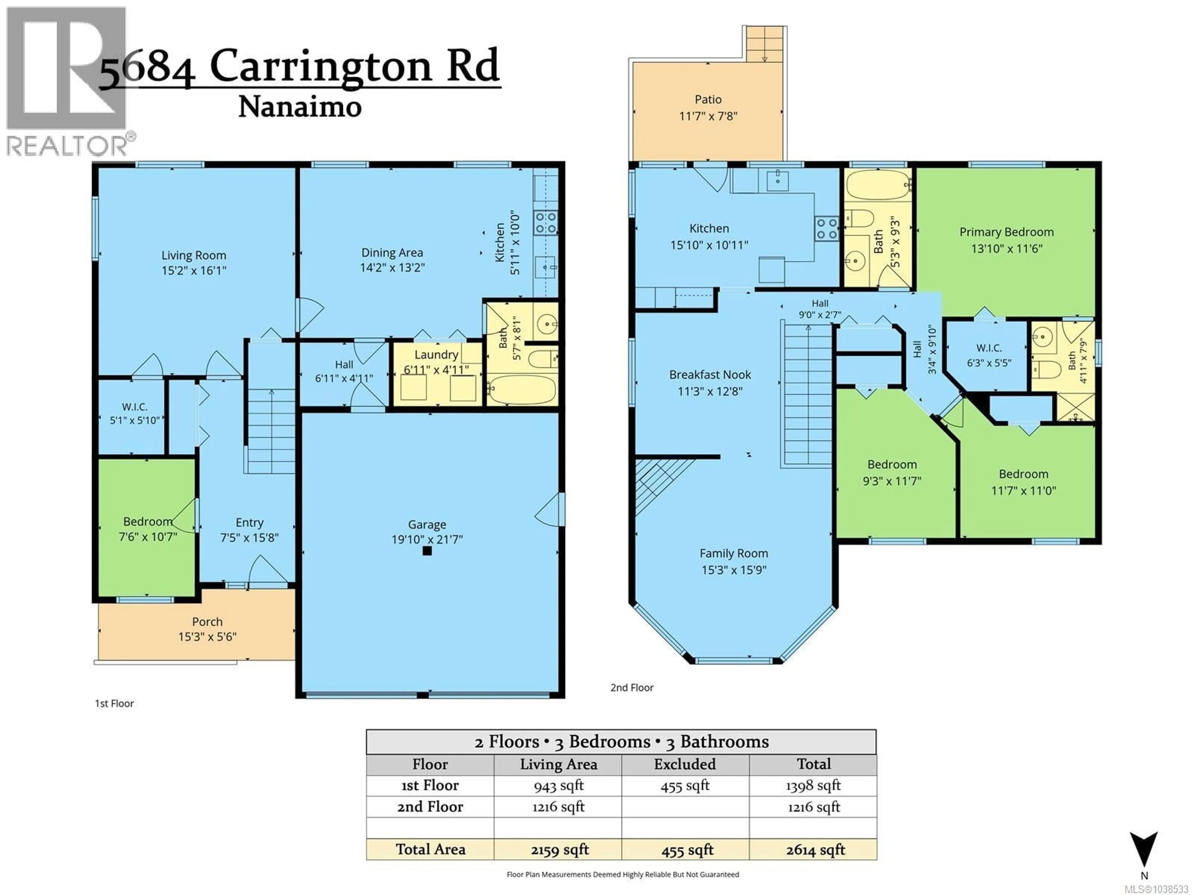 Floor plan for 5684 CARRINGTON ROAD, Nanaimo British Columbia V9T6C2