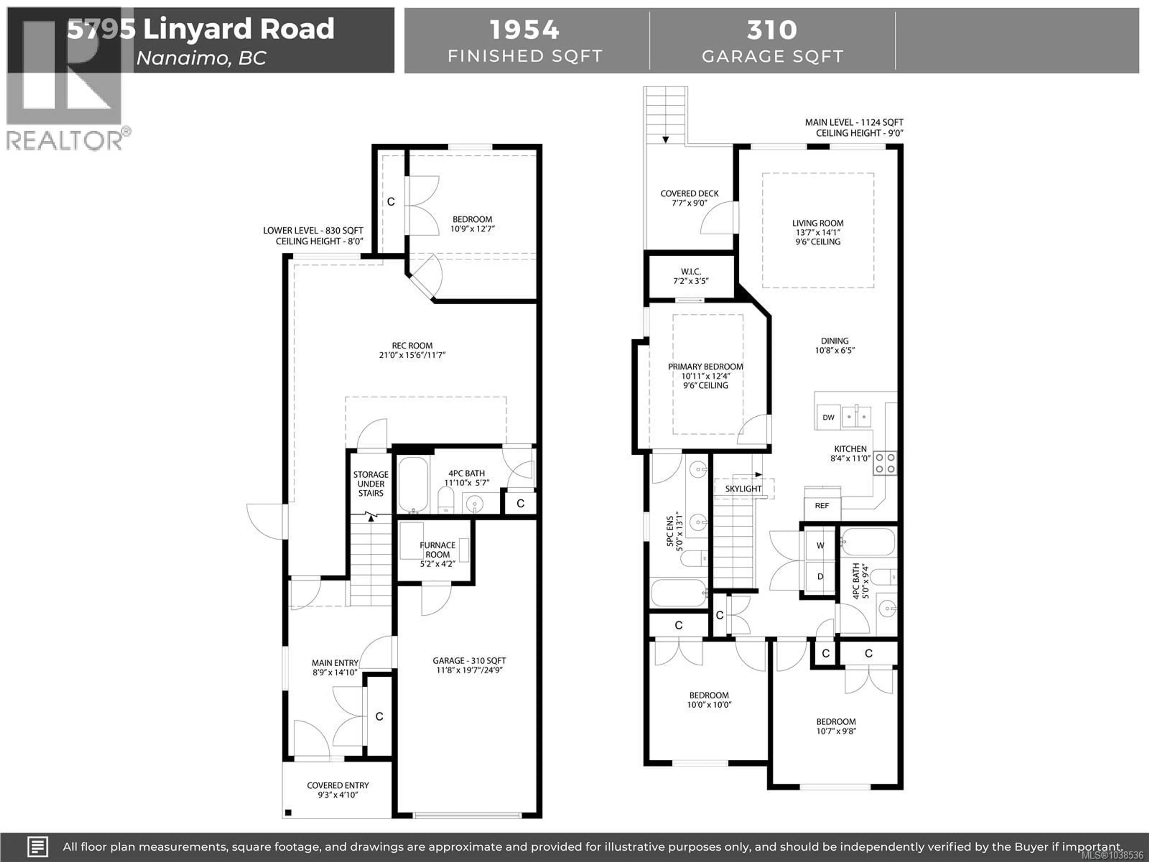Floor plan for 5795 LINYARD ROAD, Nanaimo British Columbia V9T0G6